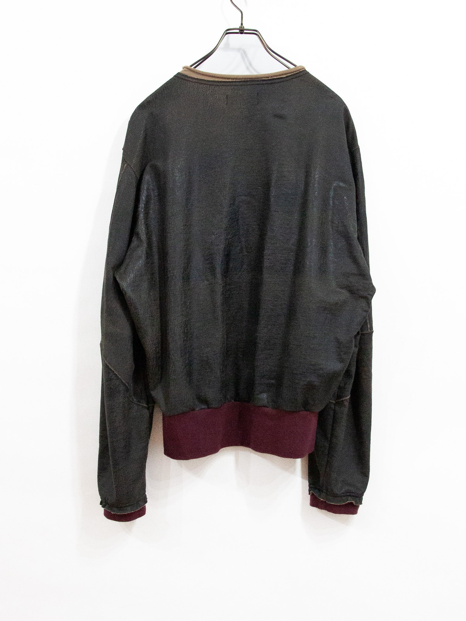CRACK TERRY PULLOVER SWEAT
