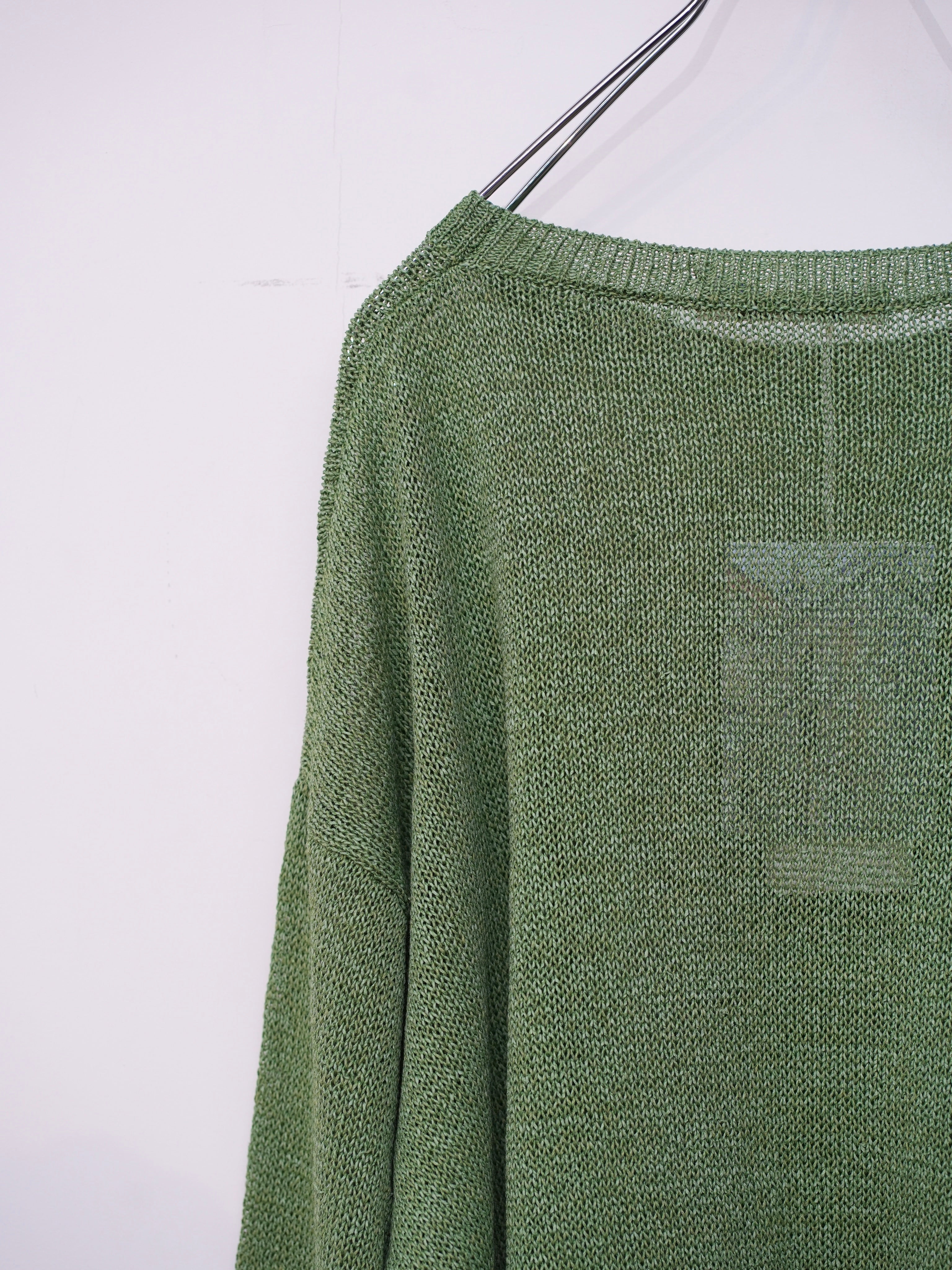 OVERSIZED WASHI PAPER SWEATER(Sauge)