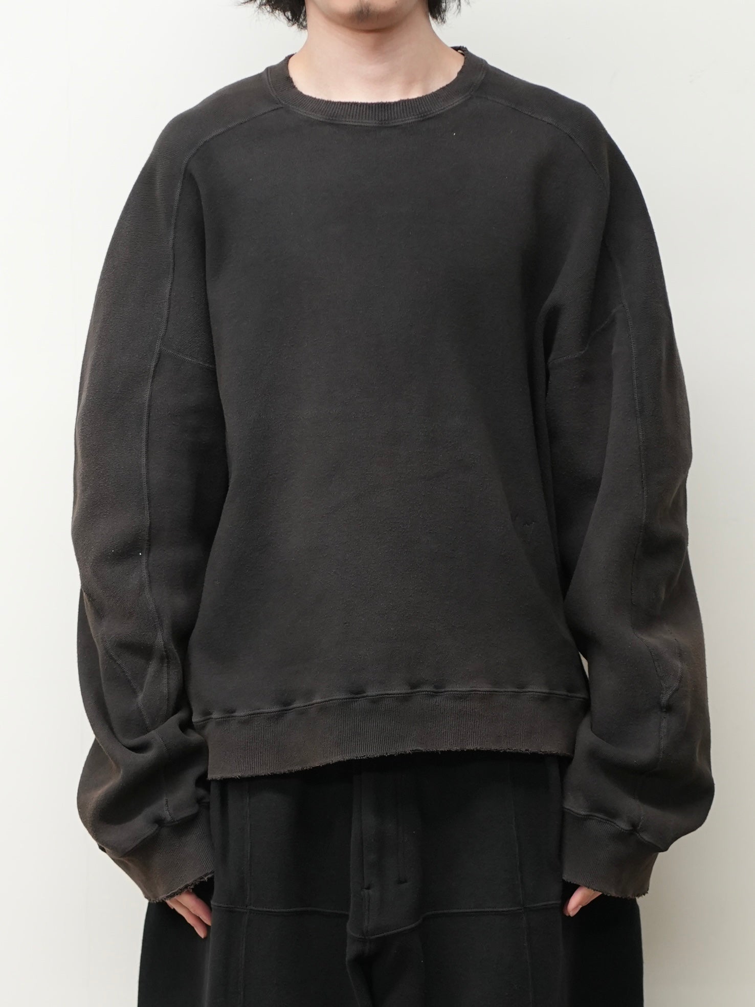 SMOOTH SWEAT SHIRT(BLACK)