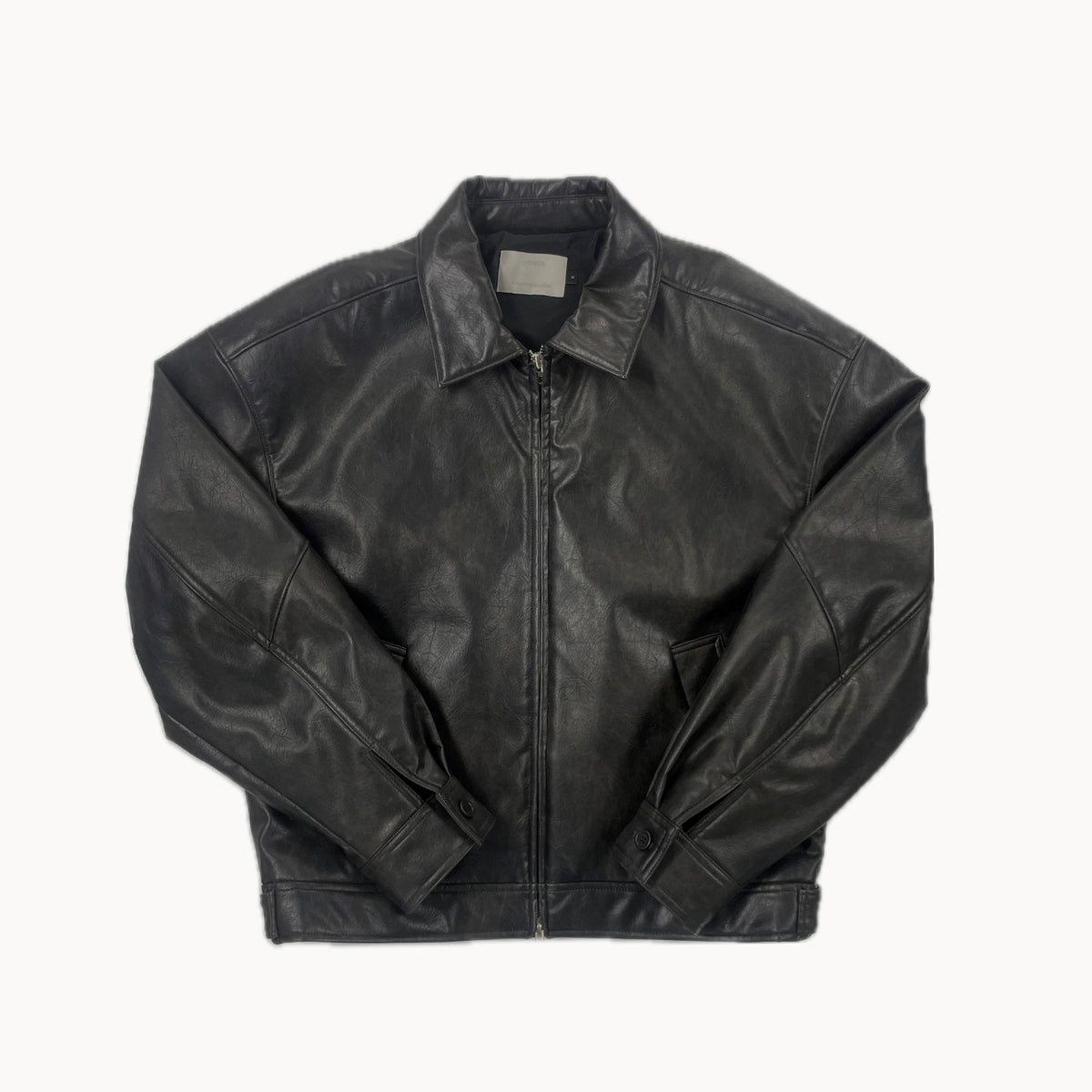 VEGAN LEATHER BLOUSON