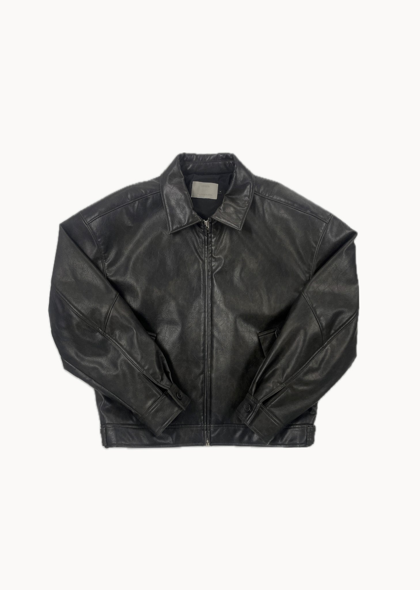 VEGAN LEATHER BLOUSON