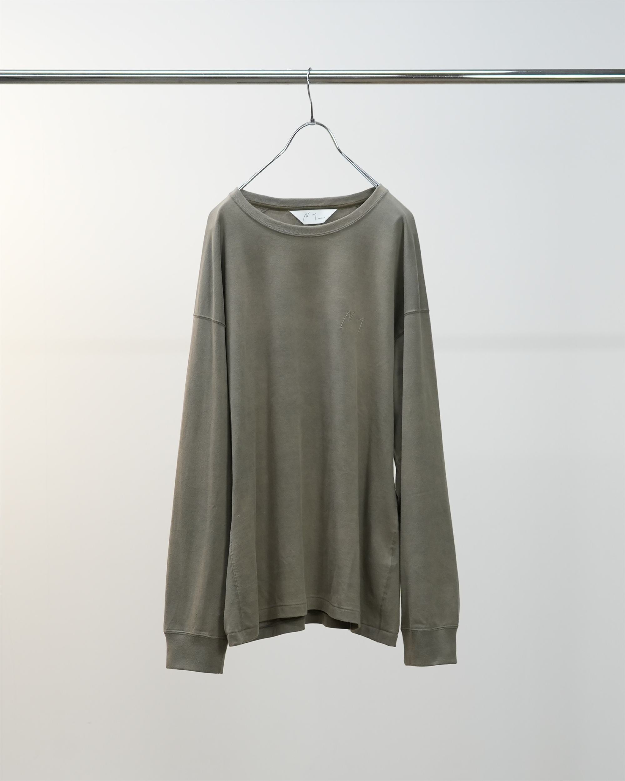 UNEVENNESS LS T-SHIRT(SAND)