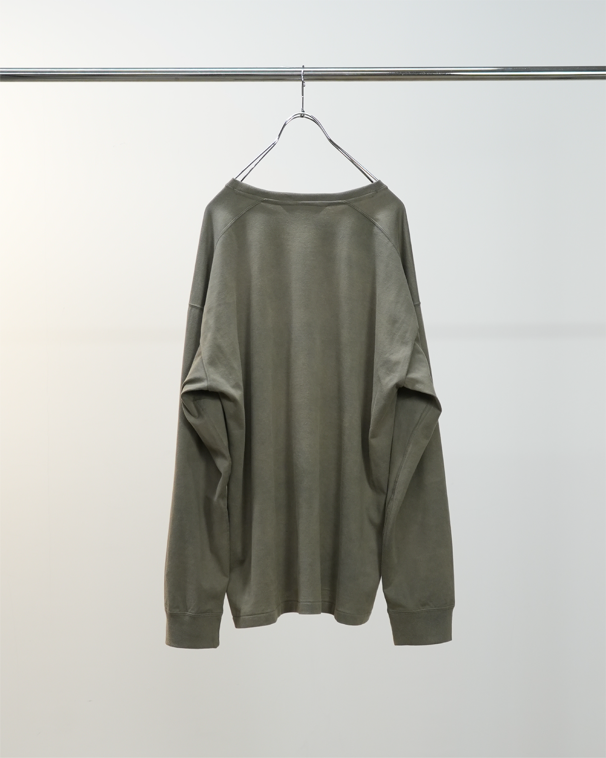 UNEVENNESS LS T-SHIRT(SAND)