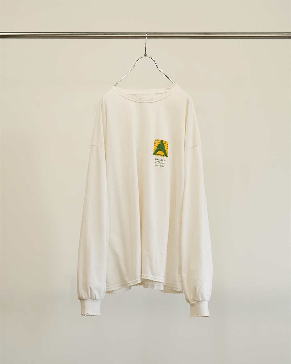 LOGO LS T-SHIRT(WHITE)