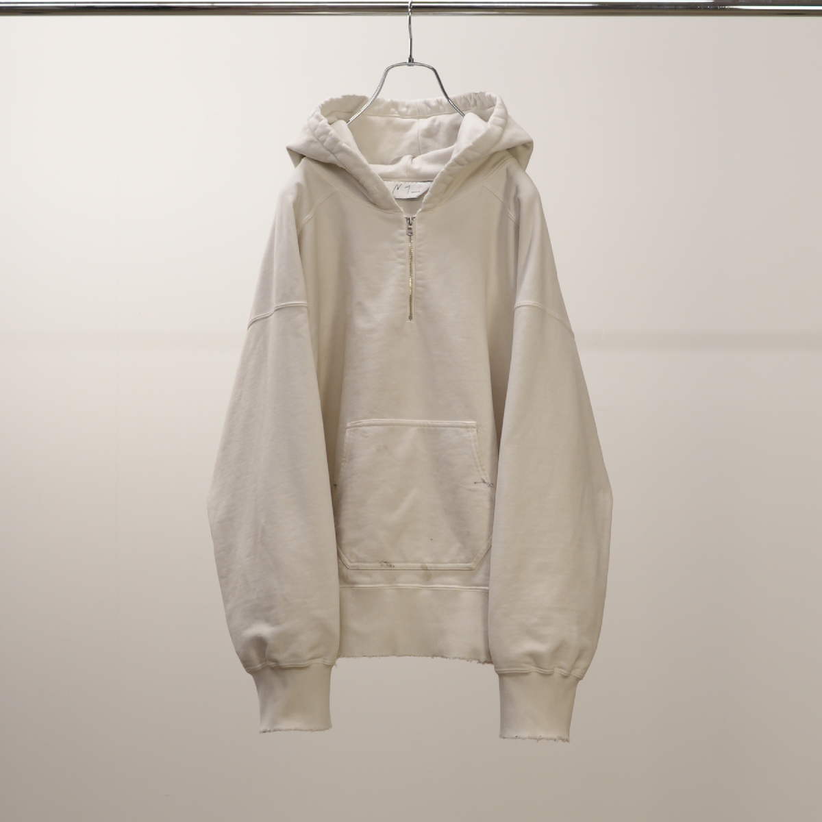 韓国*大人気  peak■新作*Land Pocket Sweatshirt HALF ZIP HOODIE(GRAY)