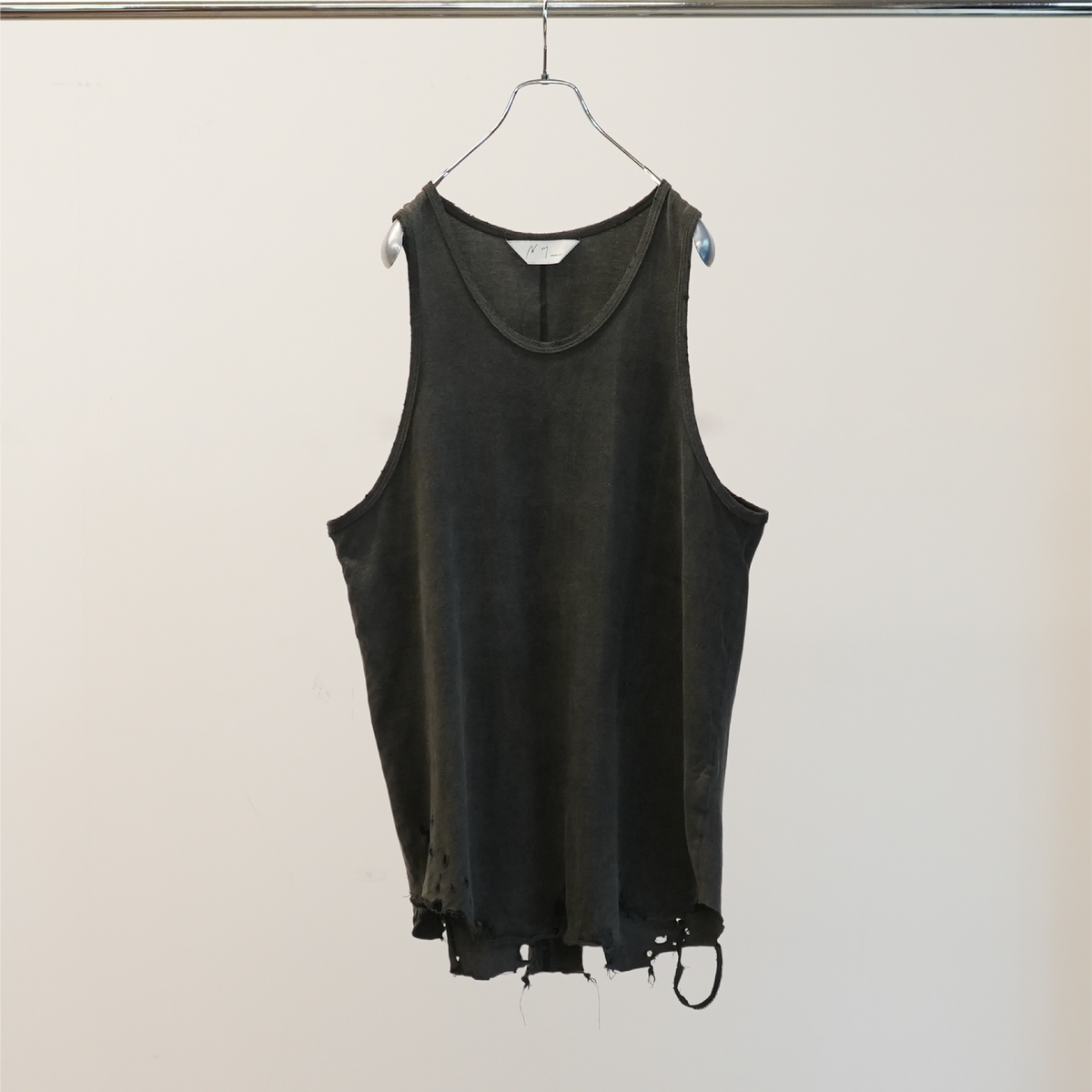 ANCELLM / DAMAGE TANK TOP(BLACK)　2 DAMAGE TANK TOP(BLACK)
