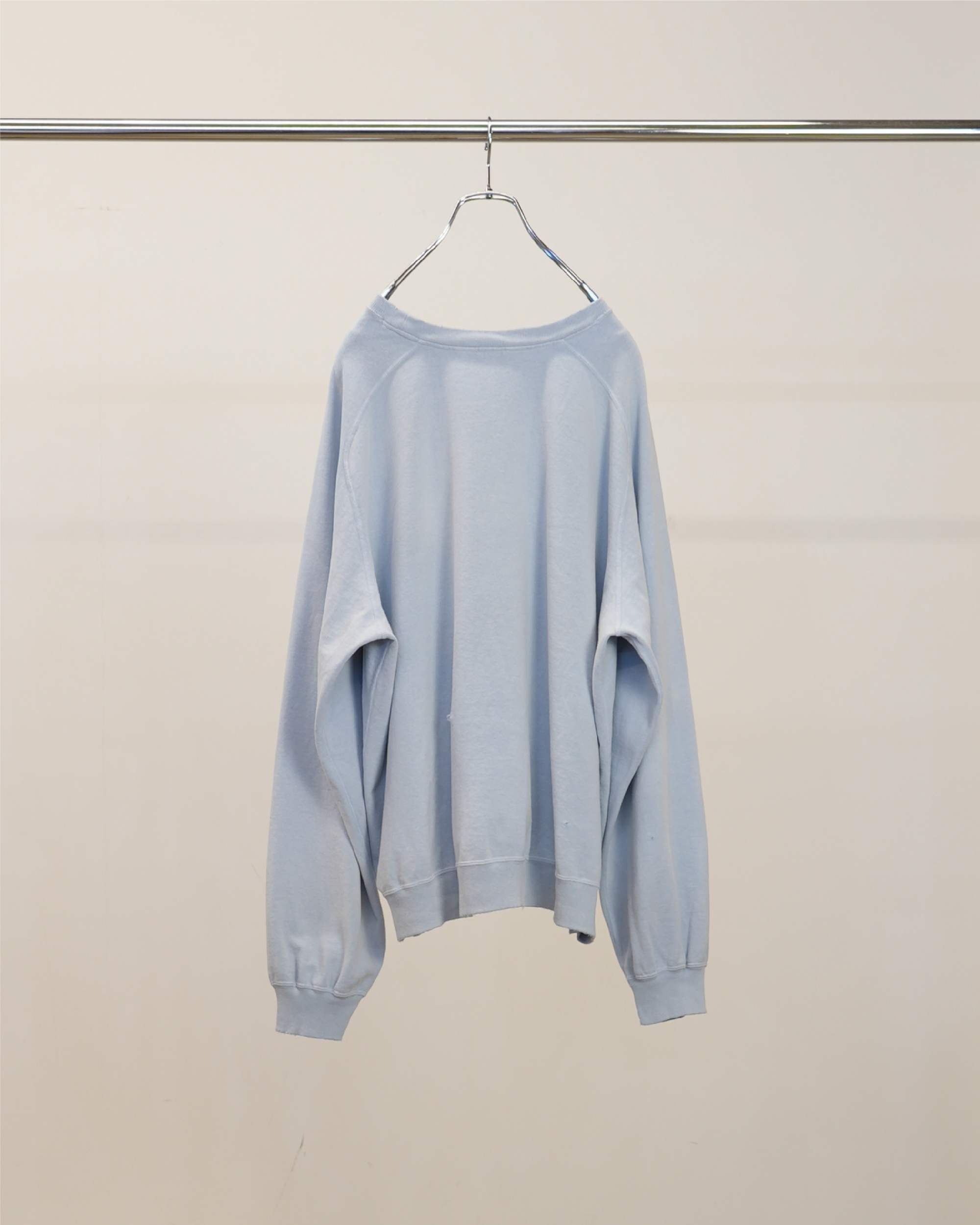 LIGHT LOOP SWEAT SHIRT(SAX)