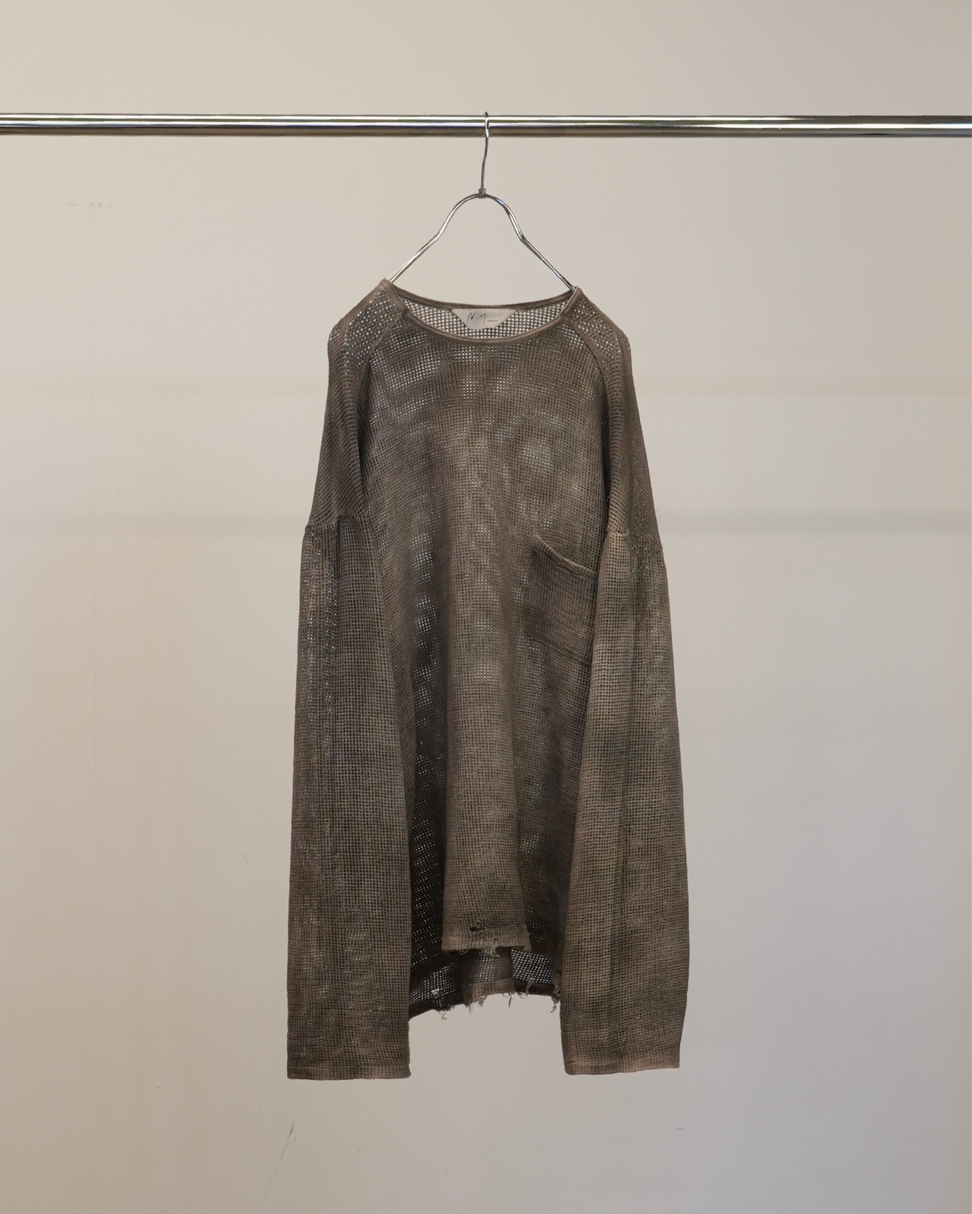 UNEVENNESS MESH LS(BLACK)