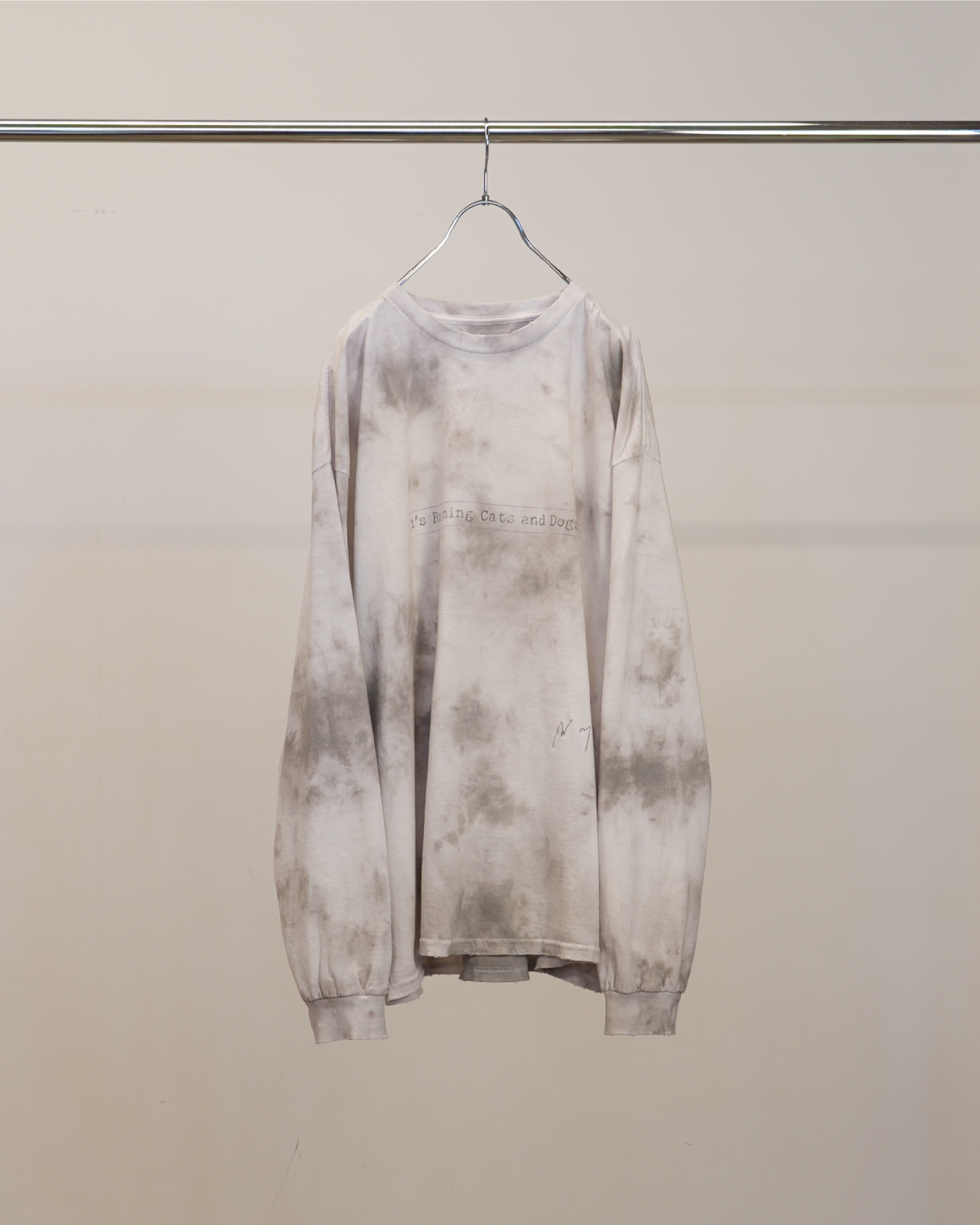 UNEVENNESS CATS AND DOGS LS(BLACK)