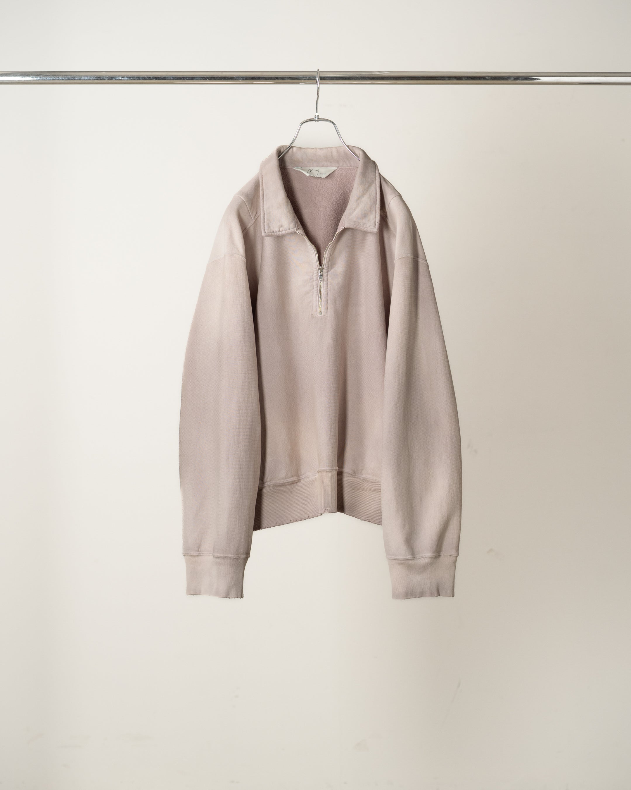 FLEECE-LINED SWEAT PULLOVER(P.DOPE)