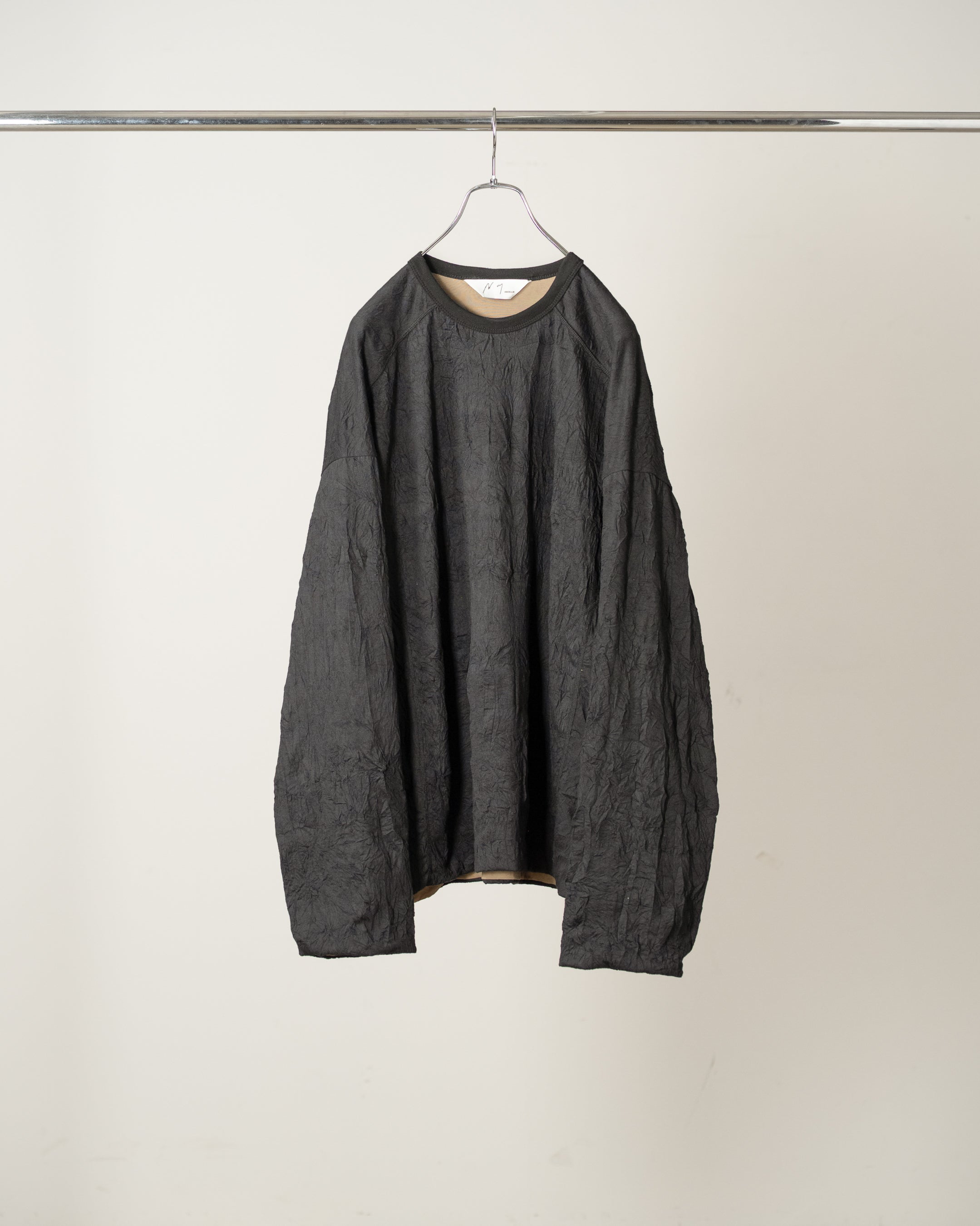 DOUBLE LAYER LS T-SHIRT(BLACK)