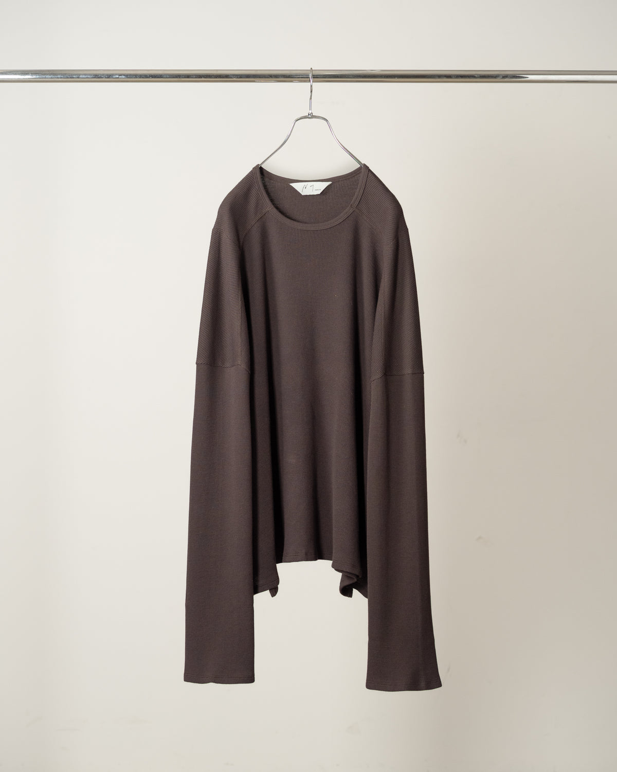 C/CA LS T-SHIRT(D.BROWN)