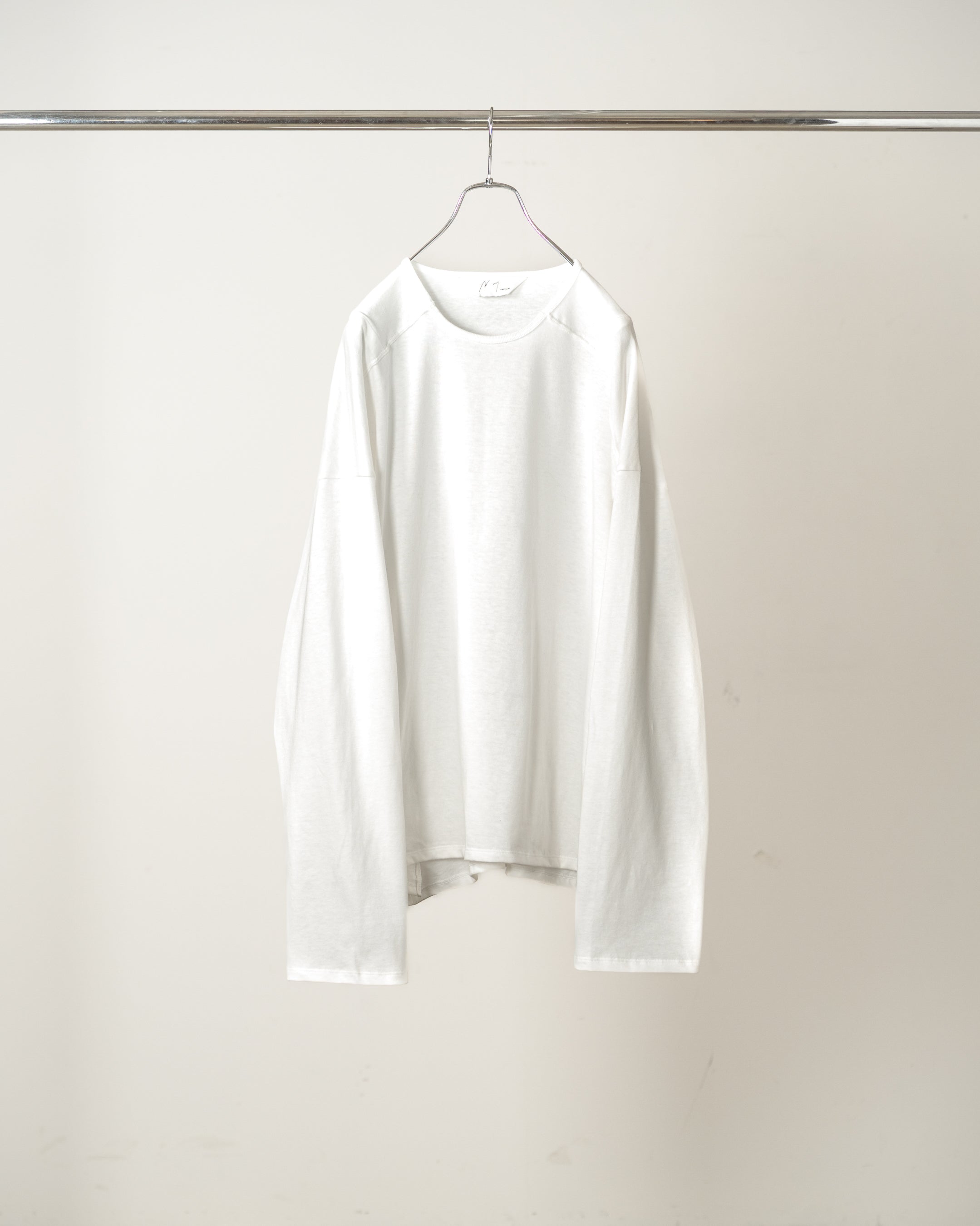 C/R LS T-SHIRT(WHITE)