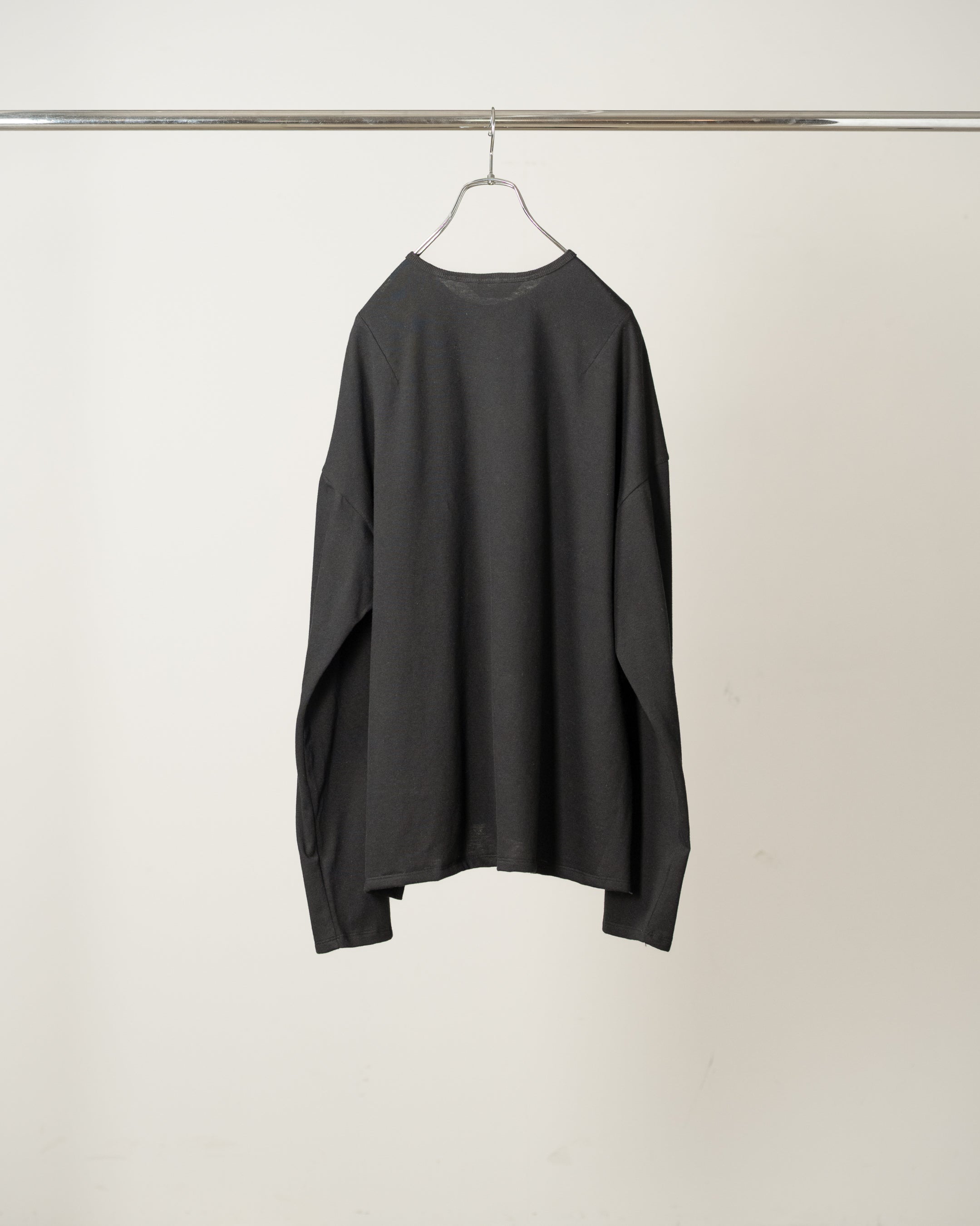 C/R LS T-SHIRT(BLACK)