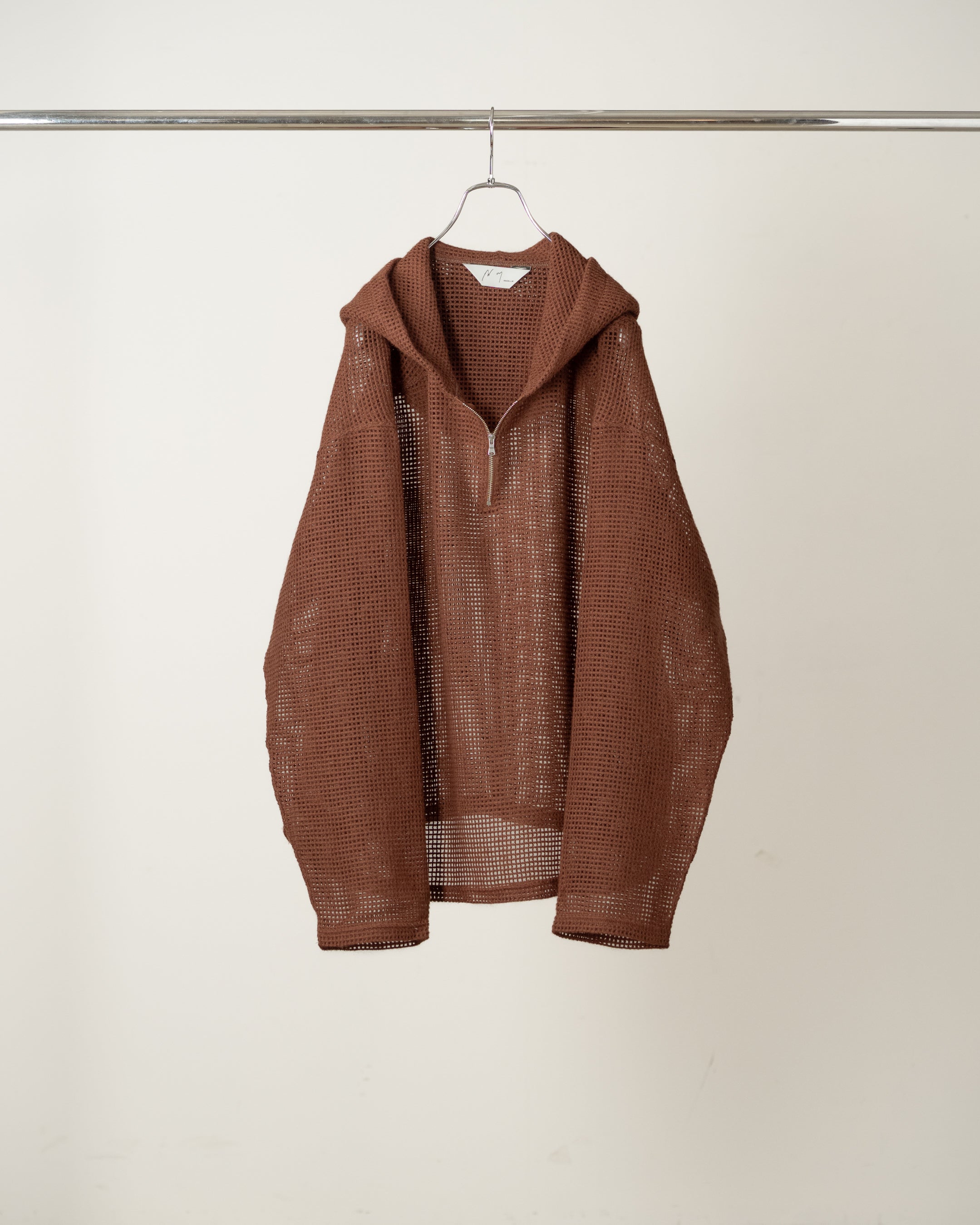 WOOL RUSSELL HOODIE(BROWN)