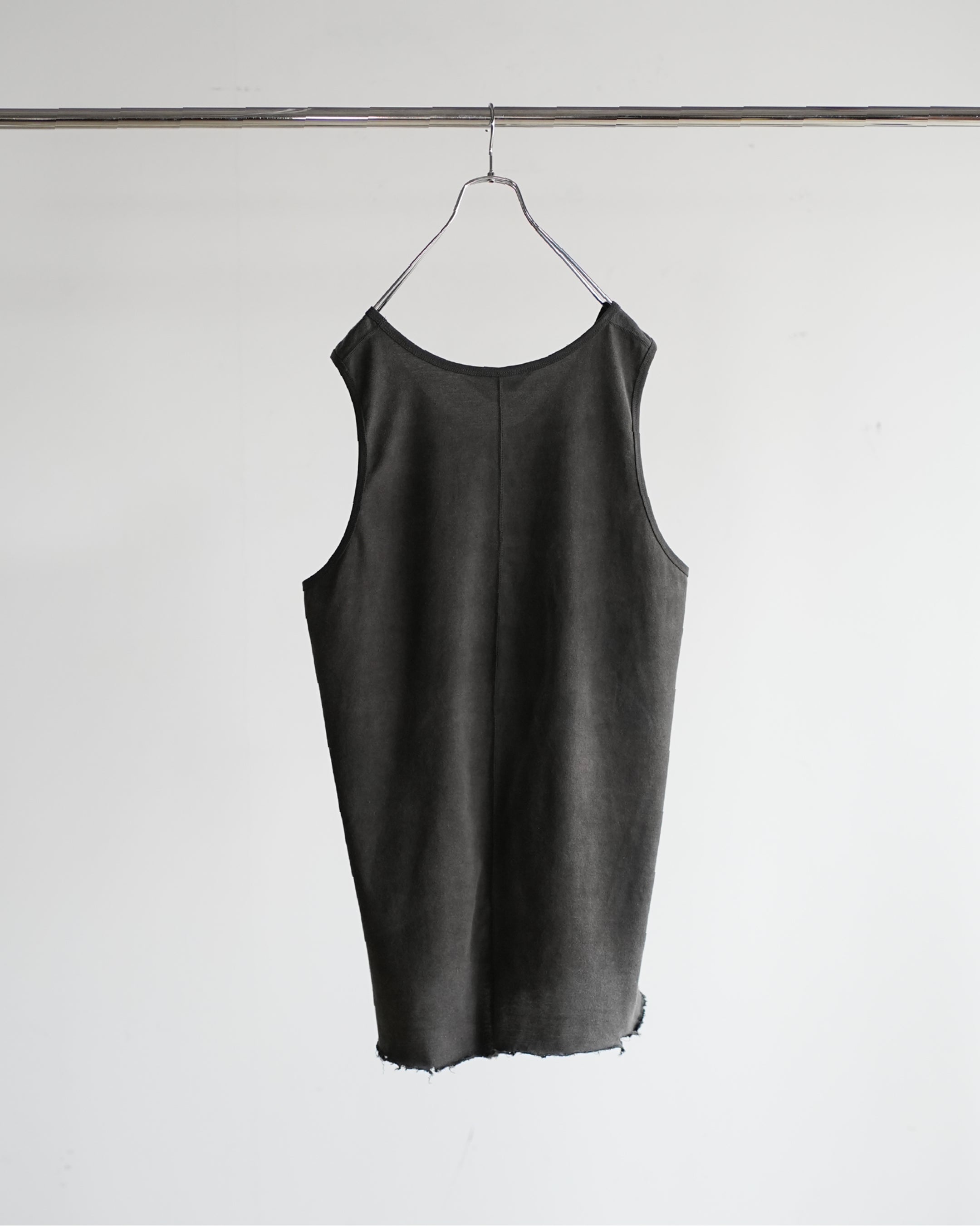 UNEVENNESS TANK TOP(BLACK)
