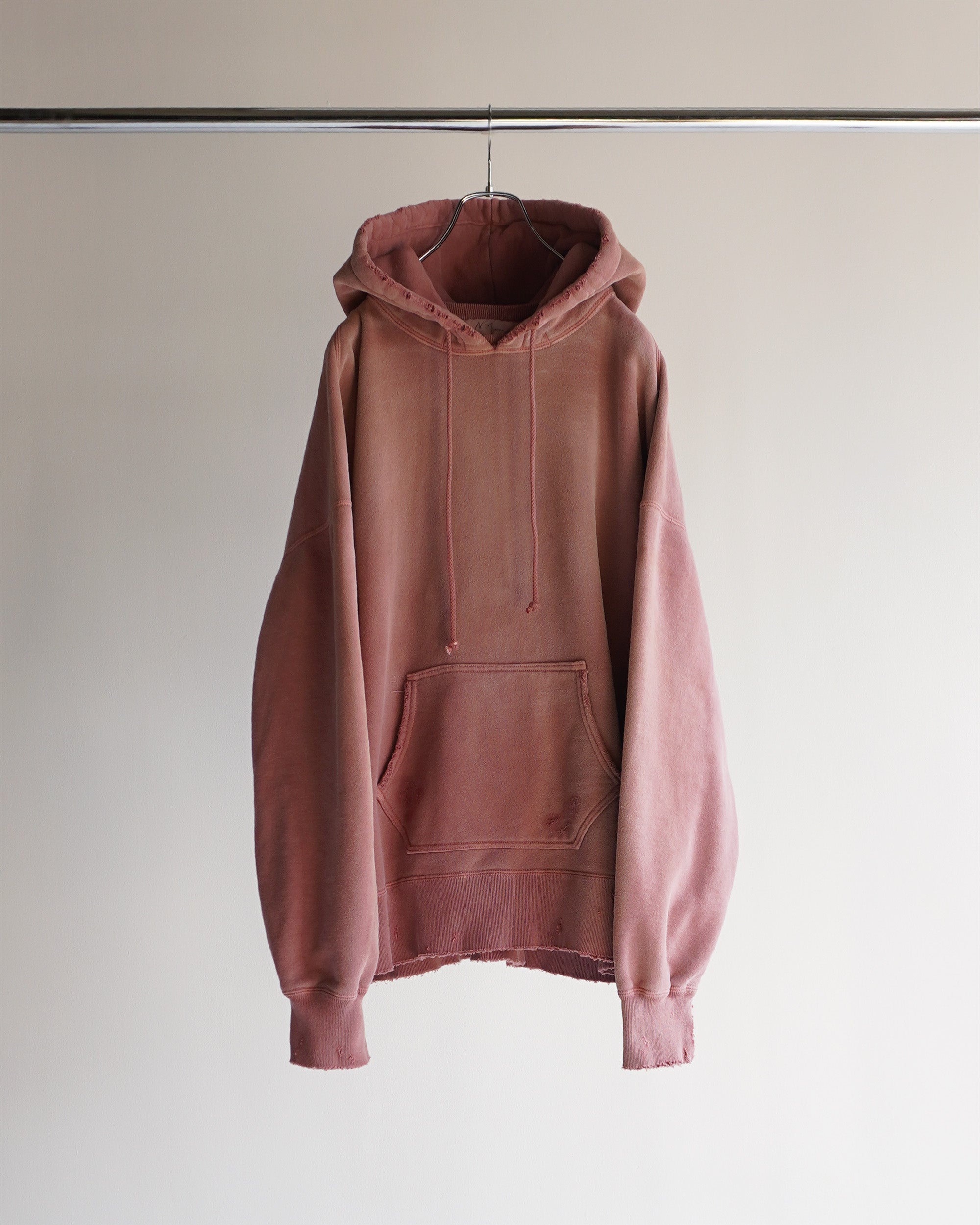 DYED DAMAGE HOODIE(D.PINK) – etoqk