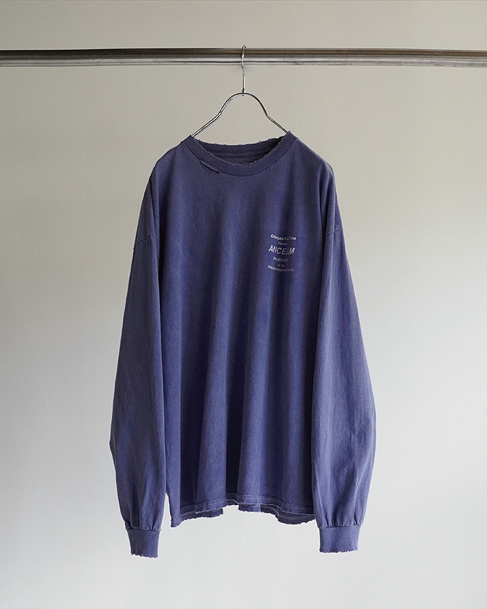 LOGO LS T-SHIRT(NAVY)