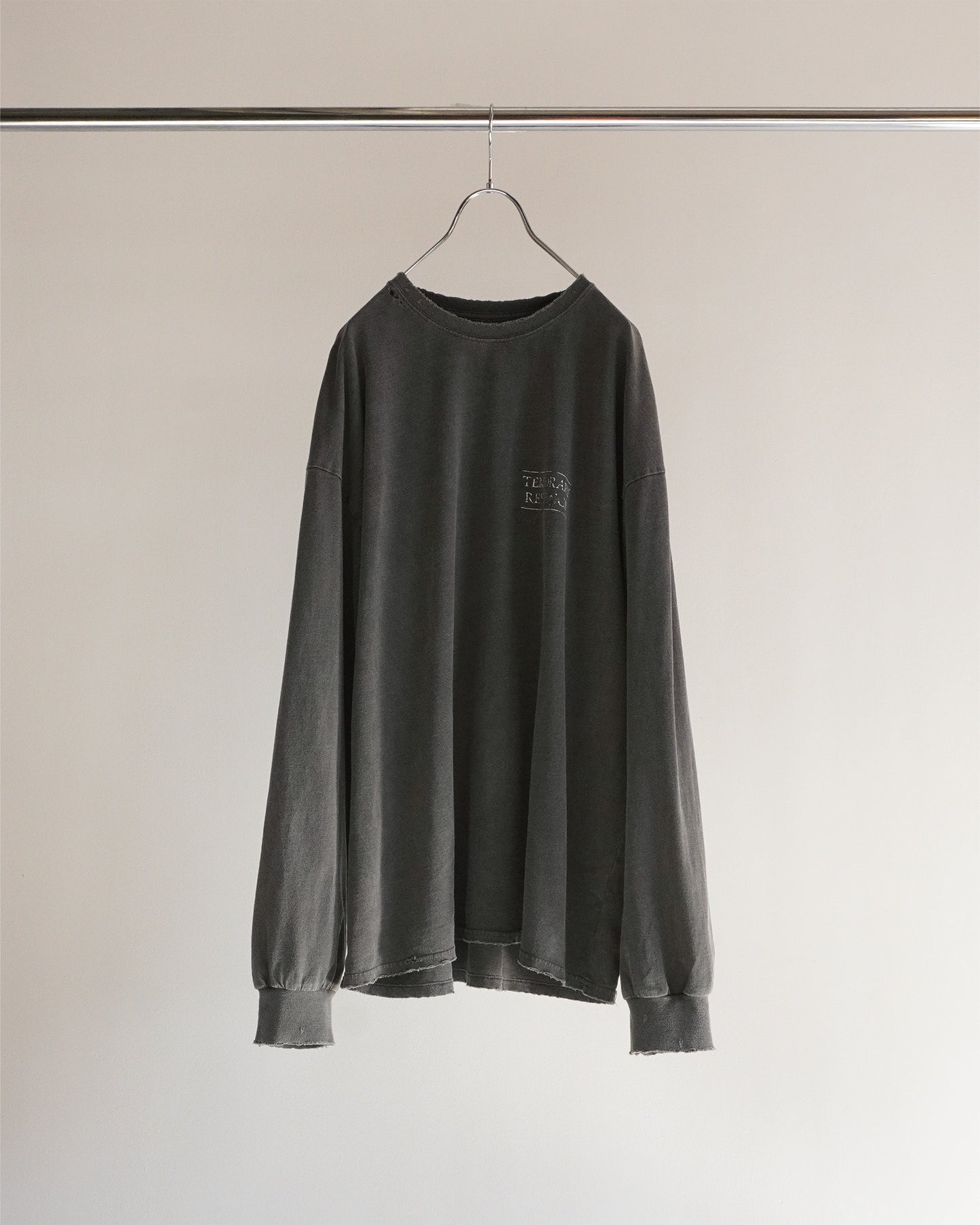 T/RESIDENCE DYED LS T-SHIRT(BLACK)