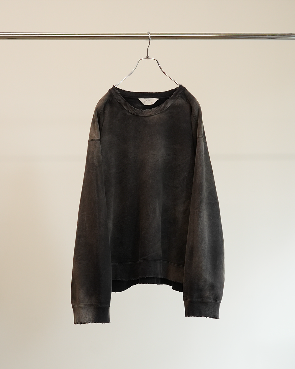 UNEVENNESS SWEAT SHIRT(BLACK)