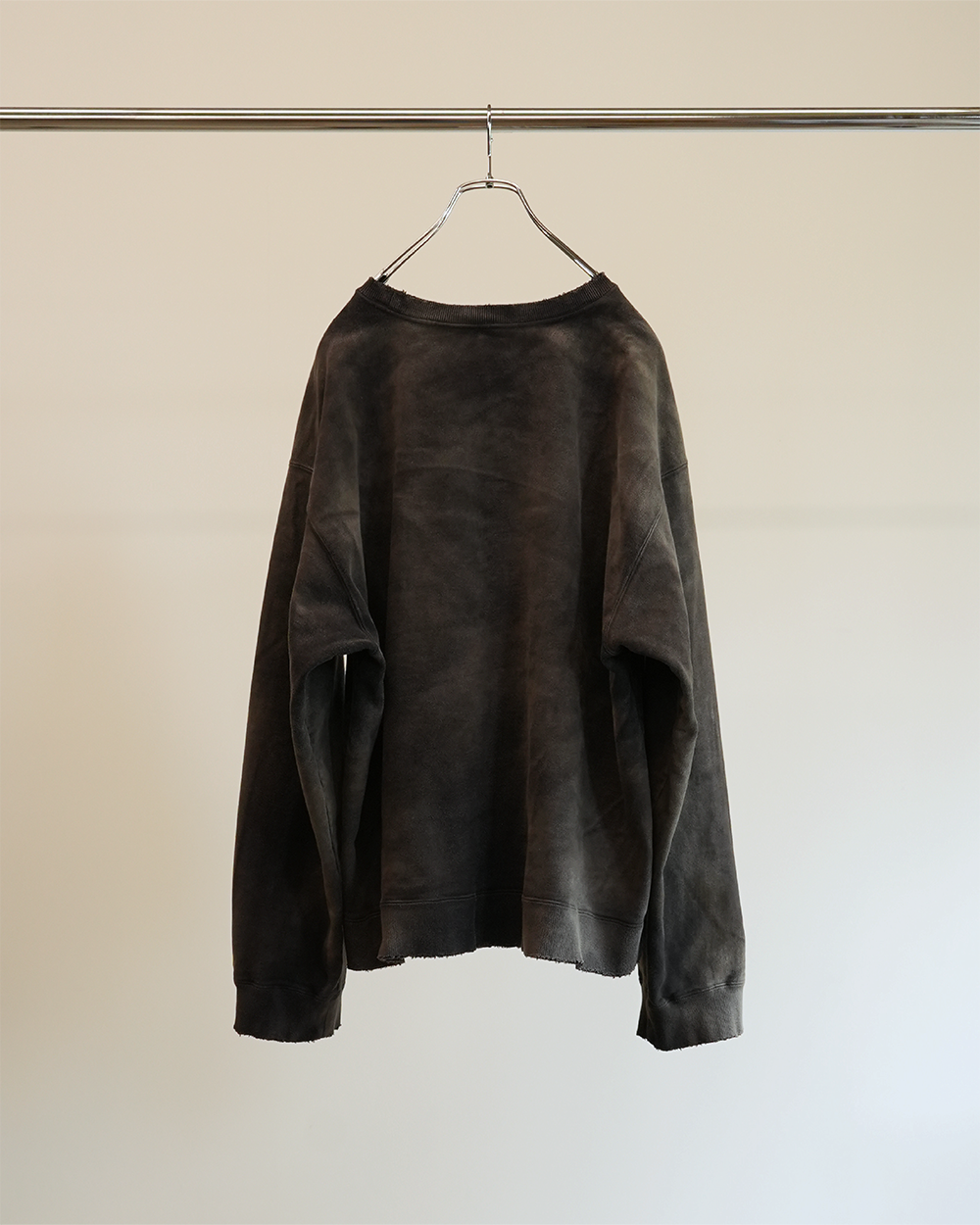 UNEVENNESS SWEAT SHIRT(BLACK)