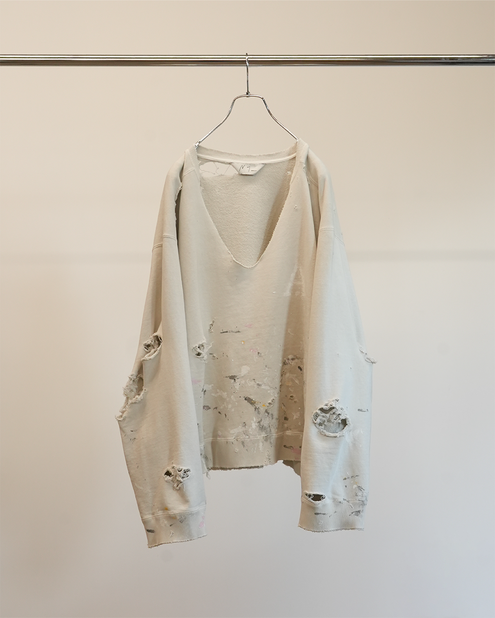 HARD CRASH SWEAT SHIRT(OFF WHITE)