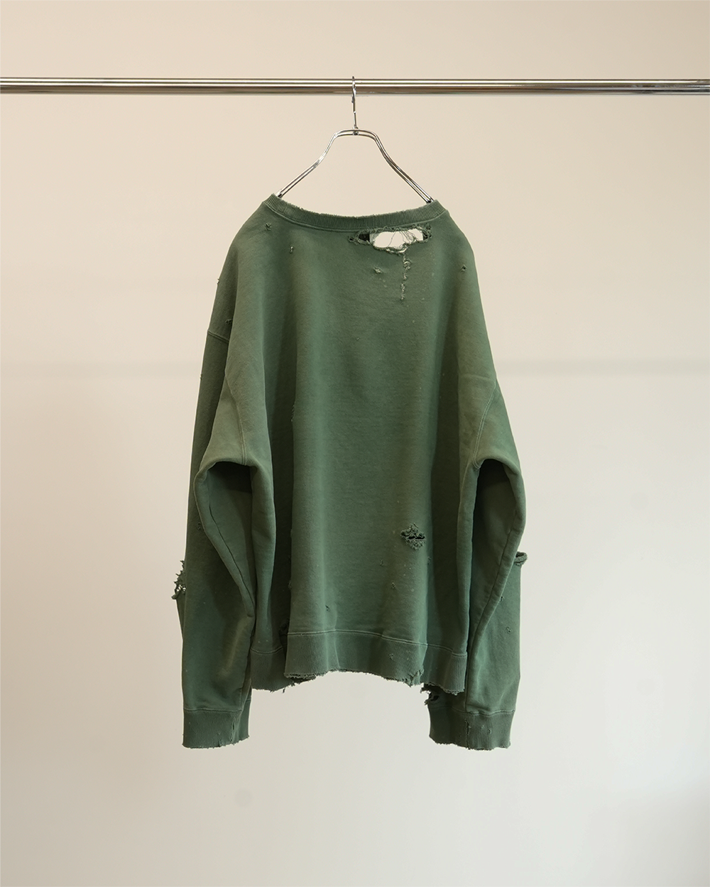 HARD CRASH SWEAT SHIRT(GREEN)