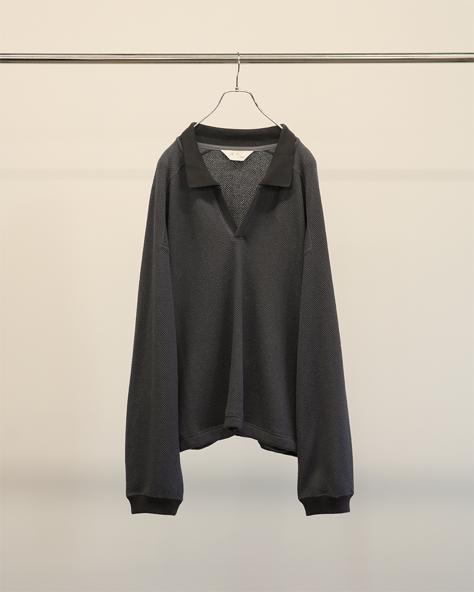 【25SS】 ANCELLM S/C SKIPPER PULLOVER S/C SKIPPER PULLOVER(GRAY)