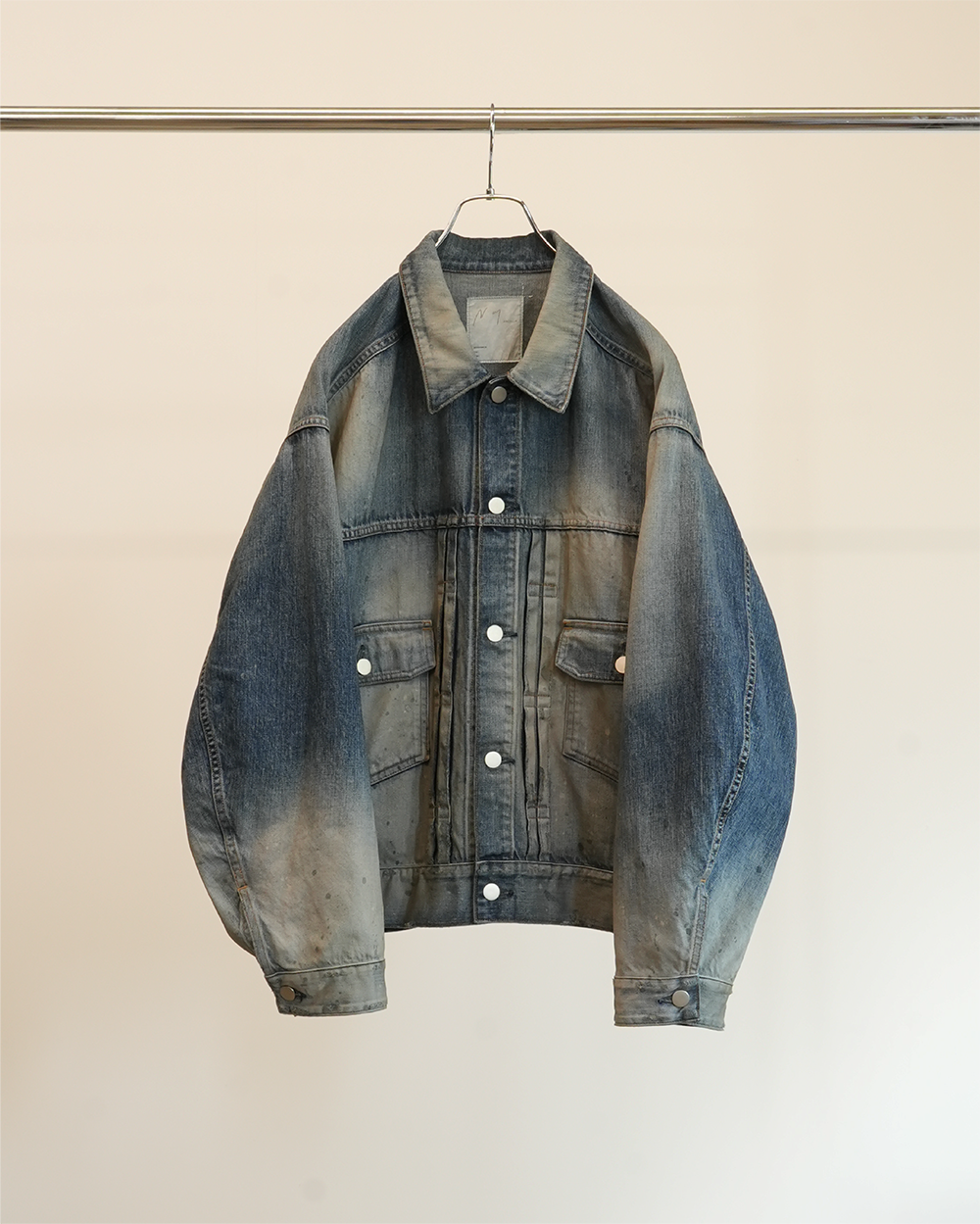 AGING DENIM JACKET(D.INDIGO)