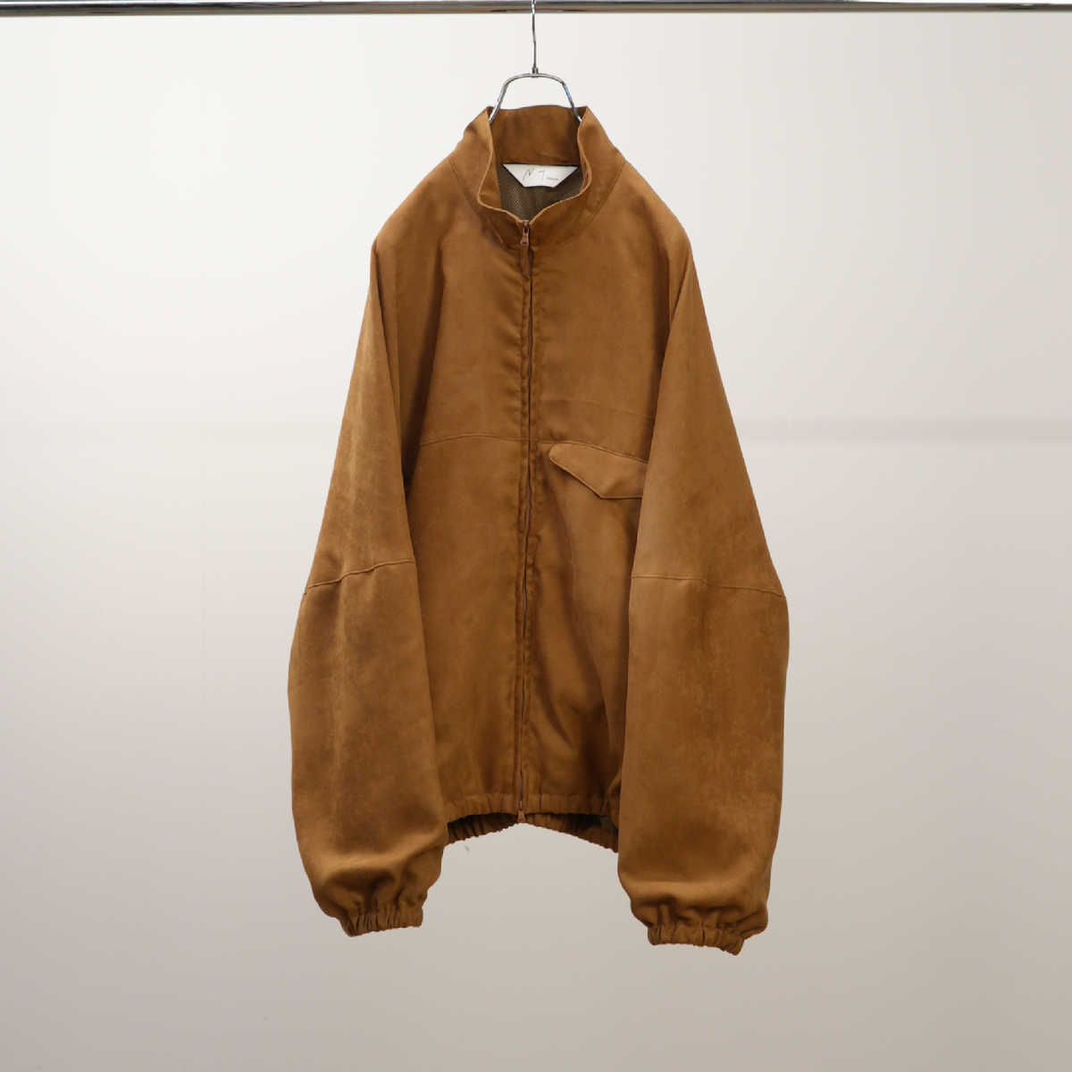 VEGAN SUEDE KIMONO BLOUSON(BROWN)