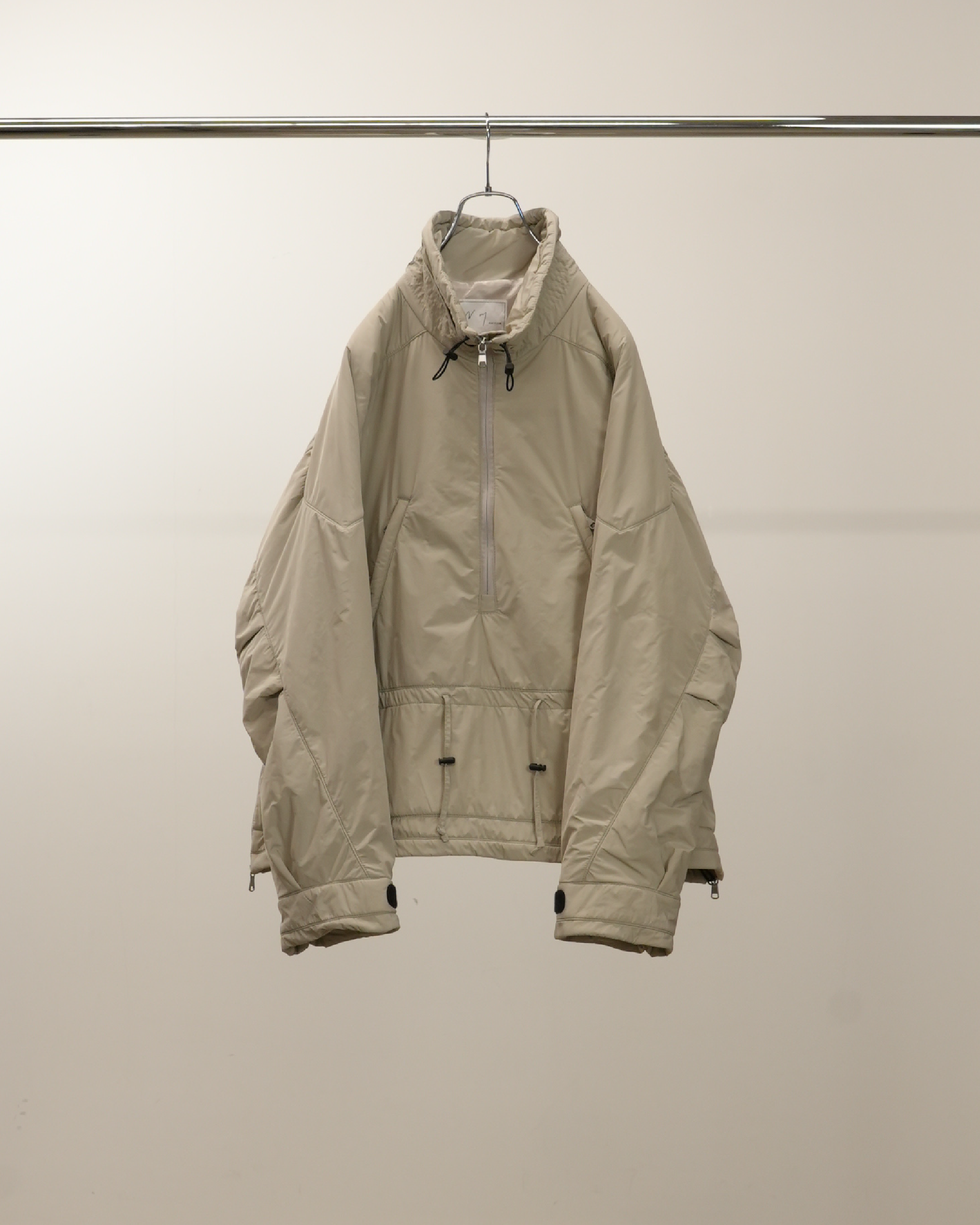 PADDING PULLOVER JACKET(BEIGE)