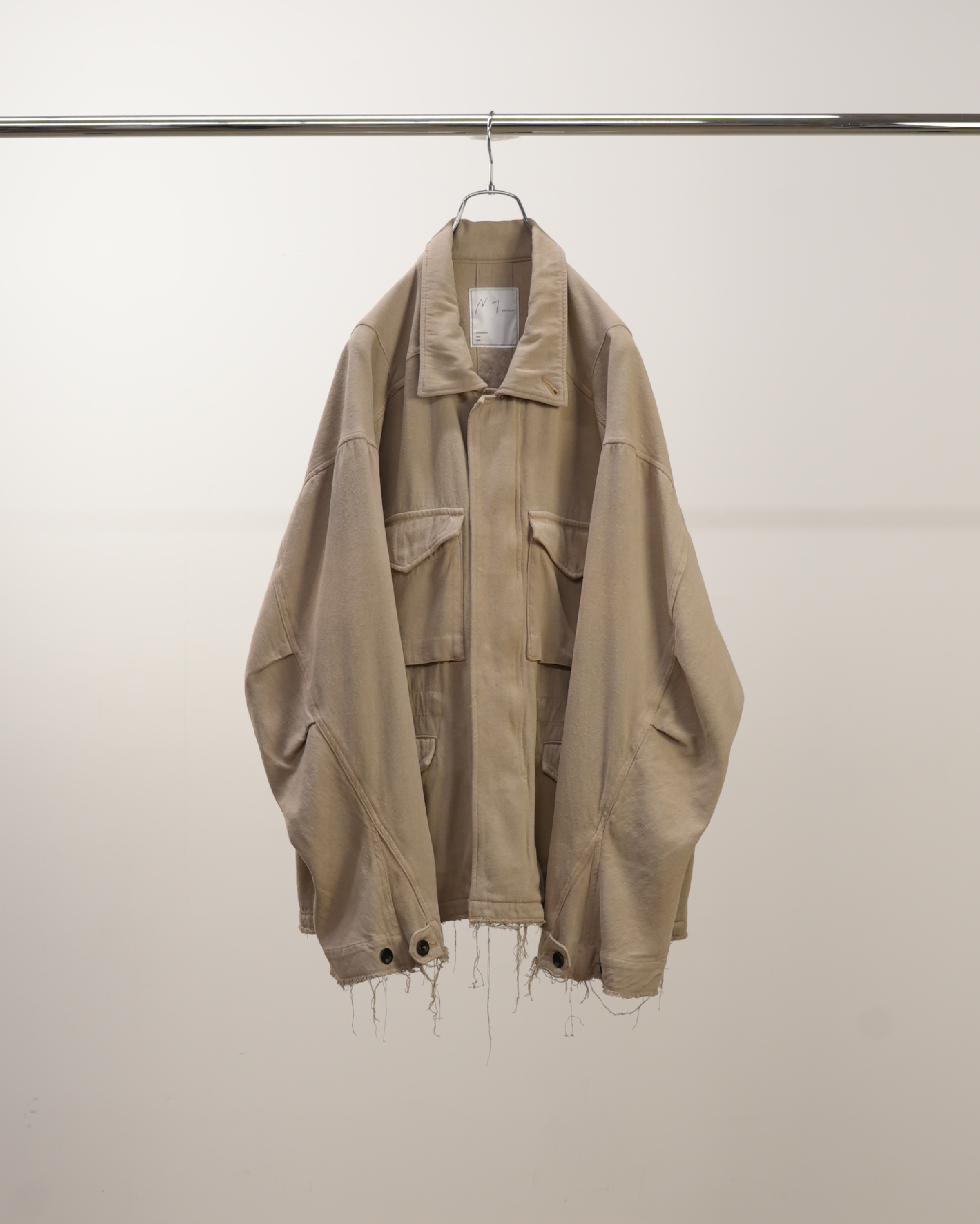 SILK SUEDE FIELD JACKET(SAND)
