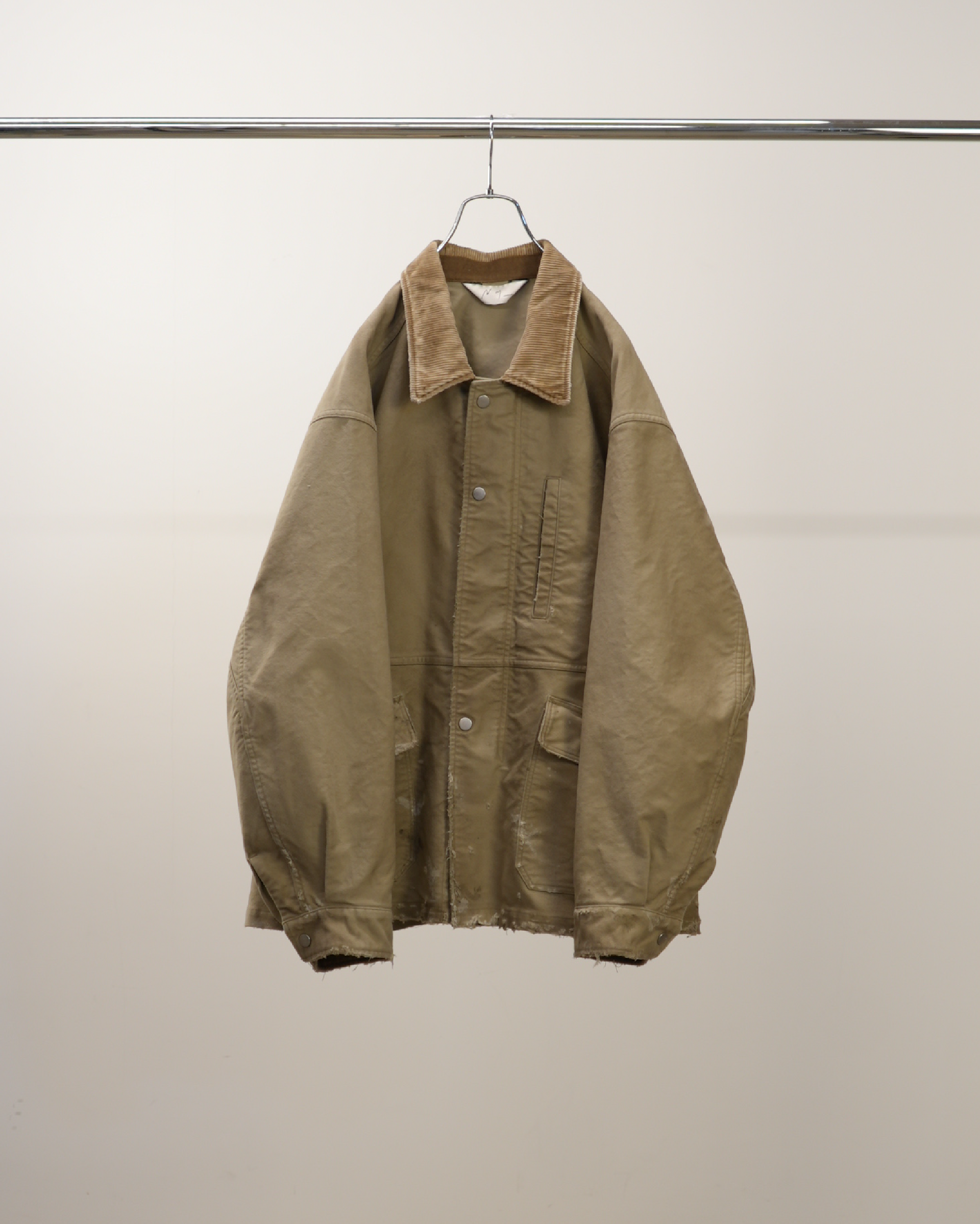 ジャケット・アウター ANCELLM MOLESKIN WORK JACKET(BEIGE) MOLESKIN WORK JACKET(BEIGE)