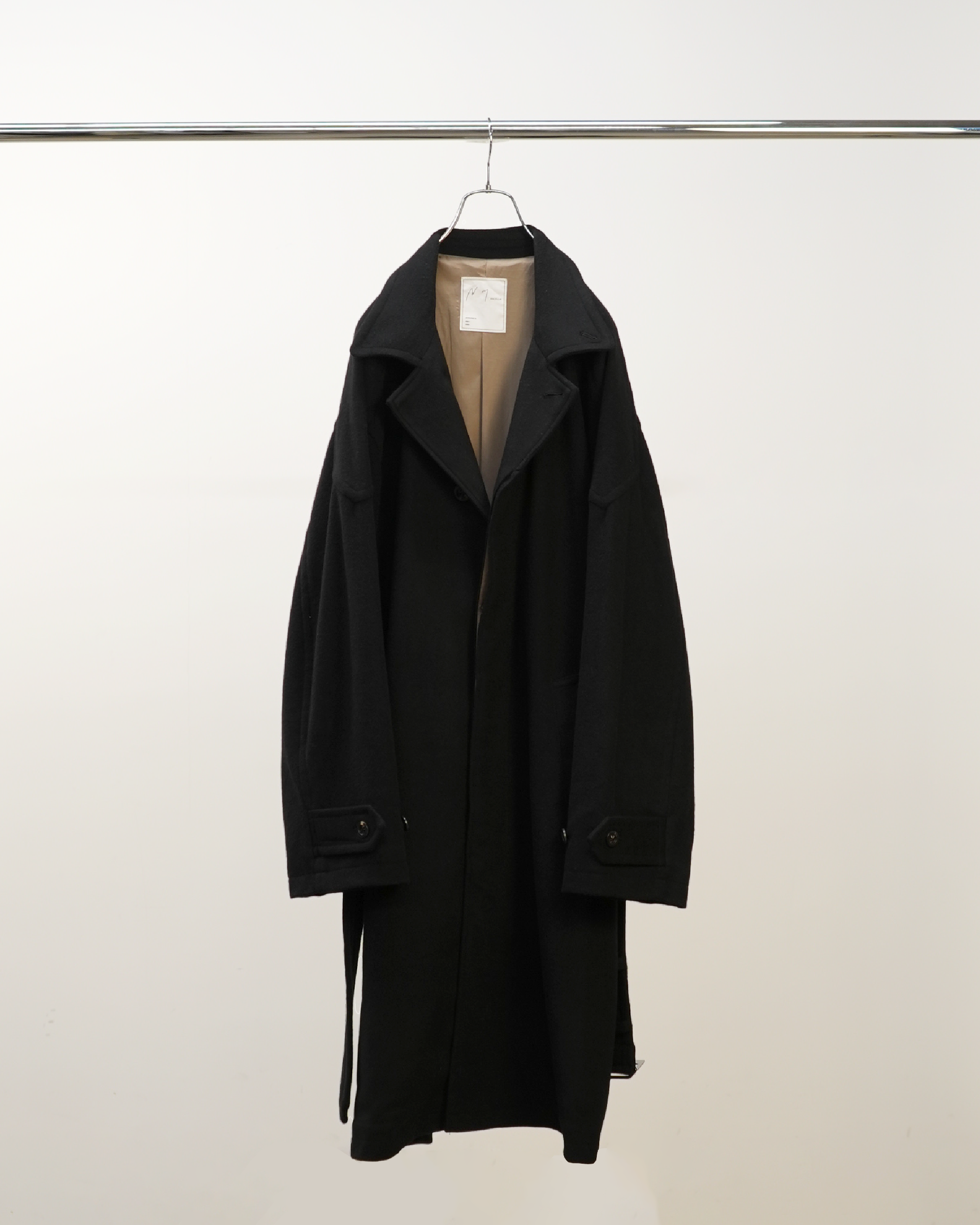 W/S/CA BALMACAAN COAT(BLACK)