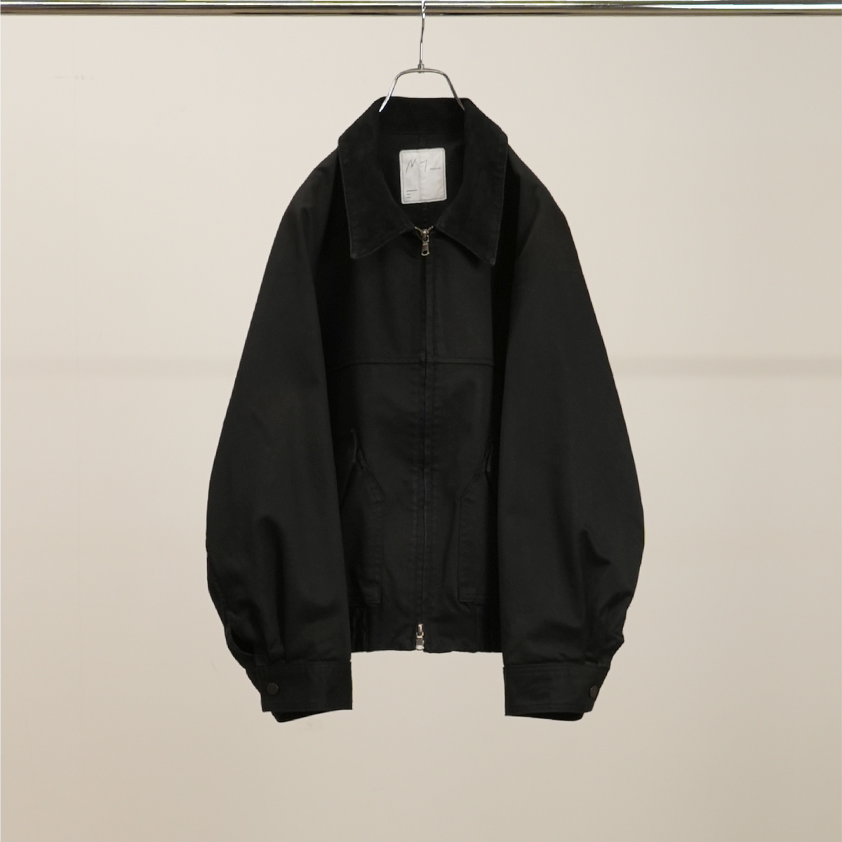 ZIP BLOUSON(BLACK)