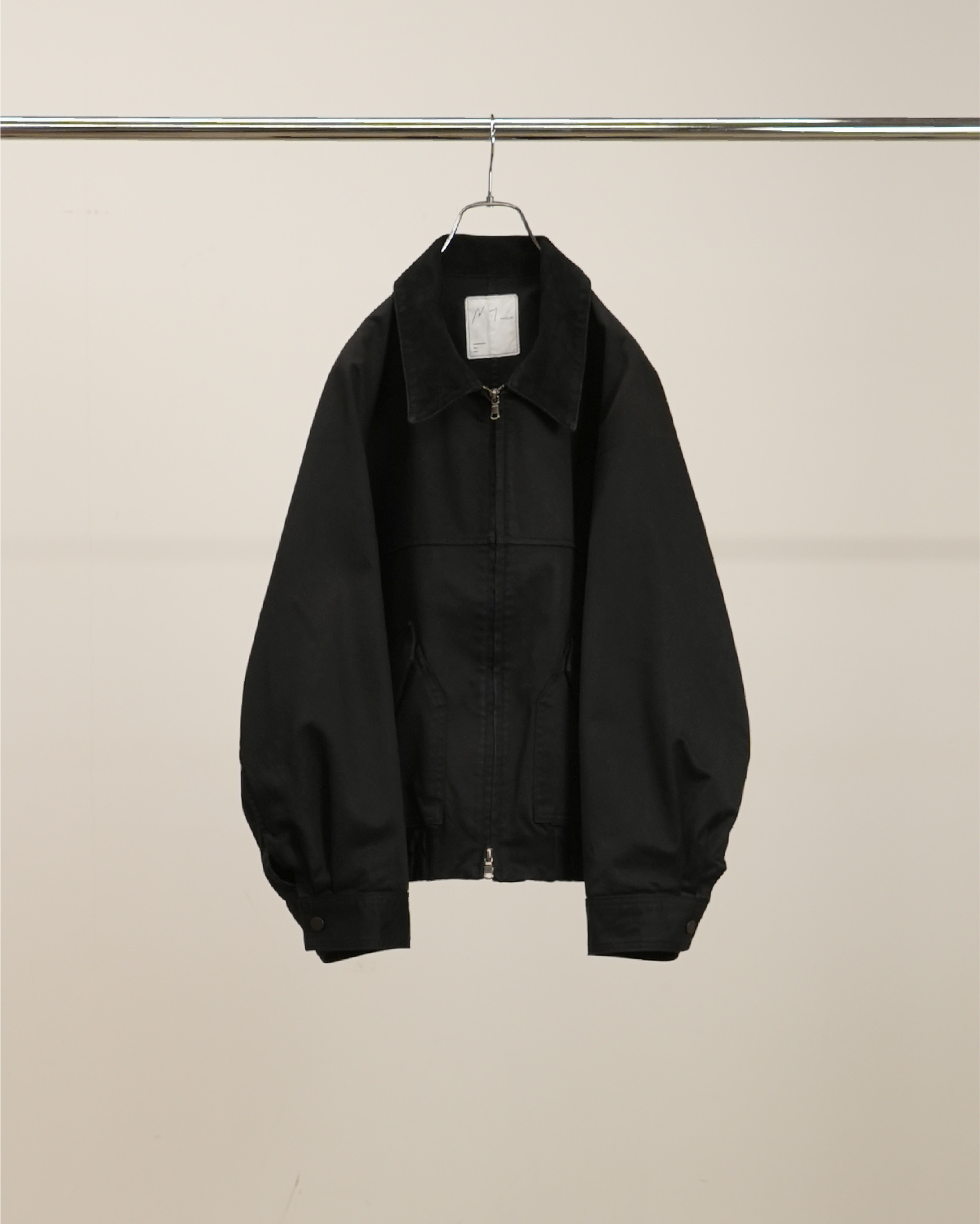 ZIP BLOUSON(BLACK)