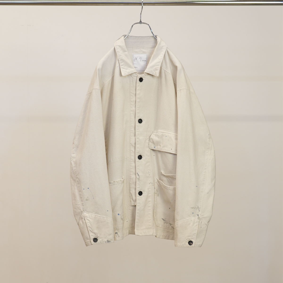 C/R DUCK COVERALL JACKET(WHITE)