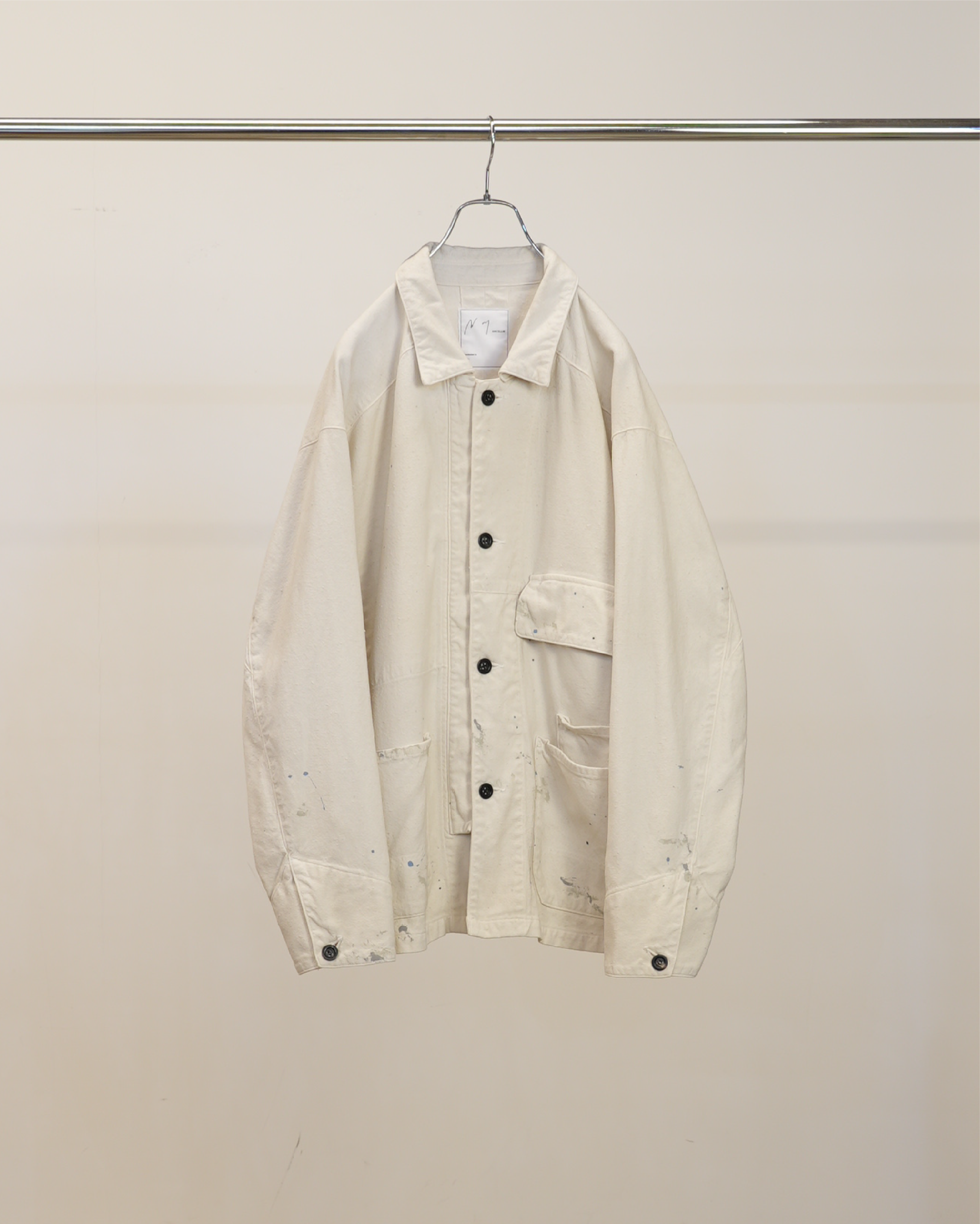 C/R DUCK COVERALL JACKET(WHITE)