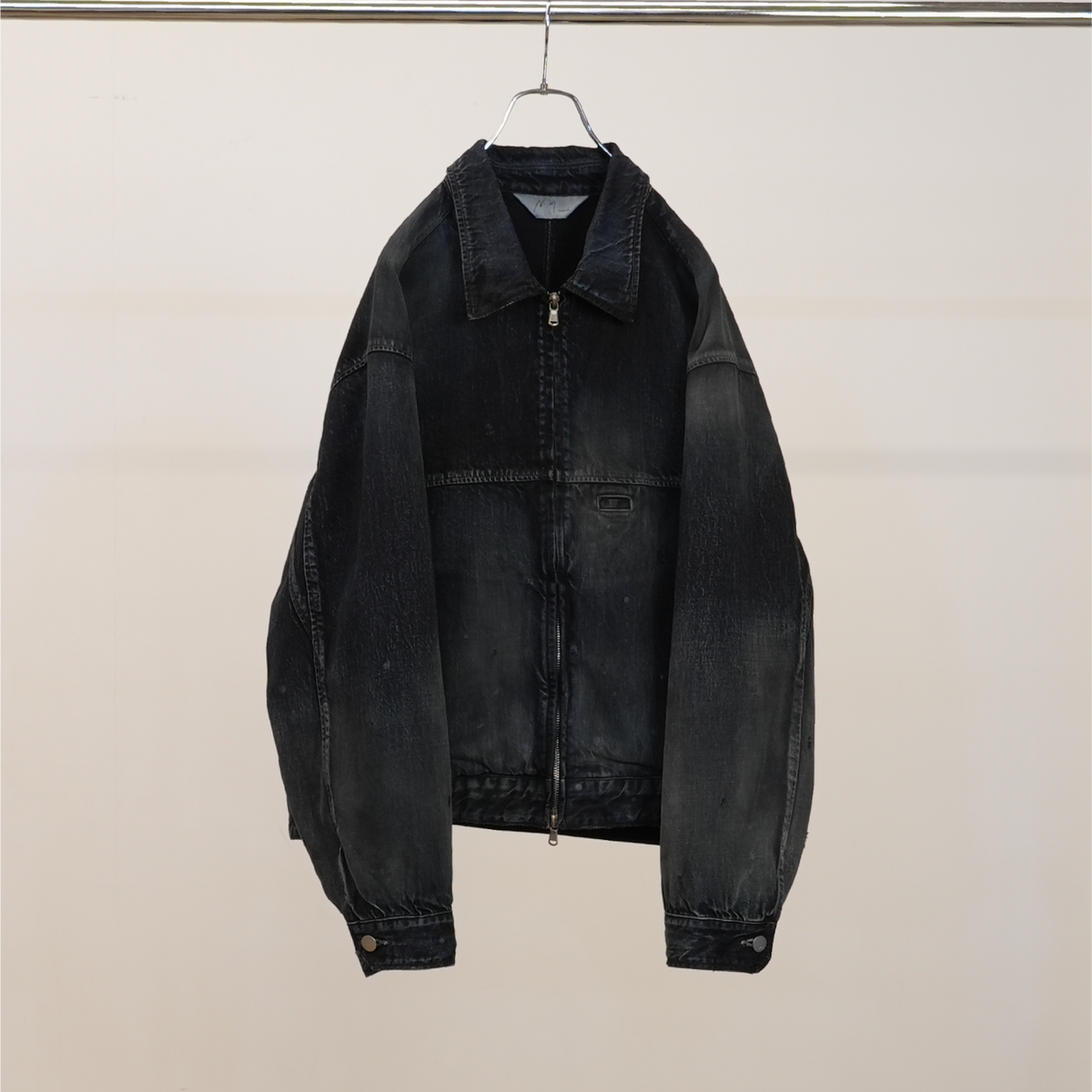 DENIM ZIPUP JACKET(BLACK)