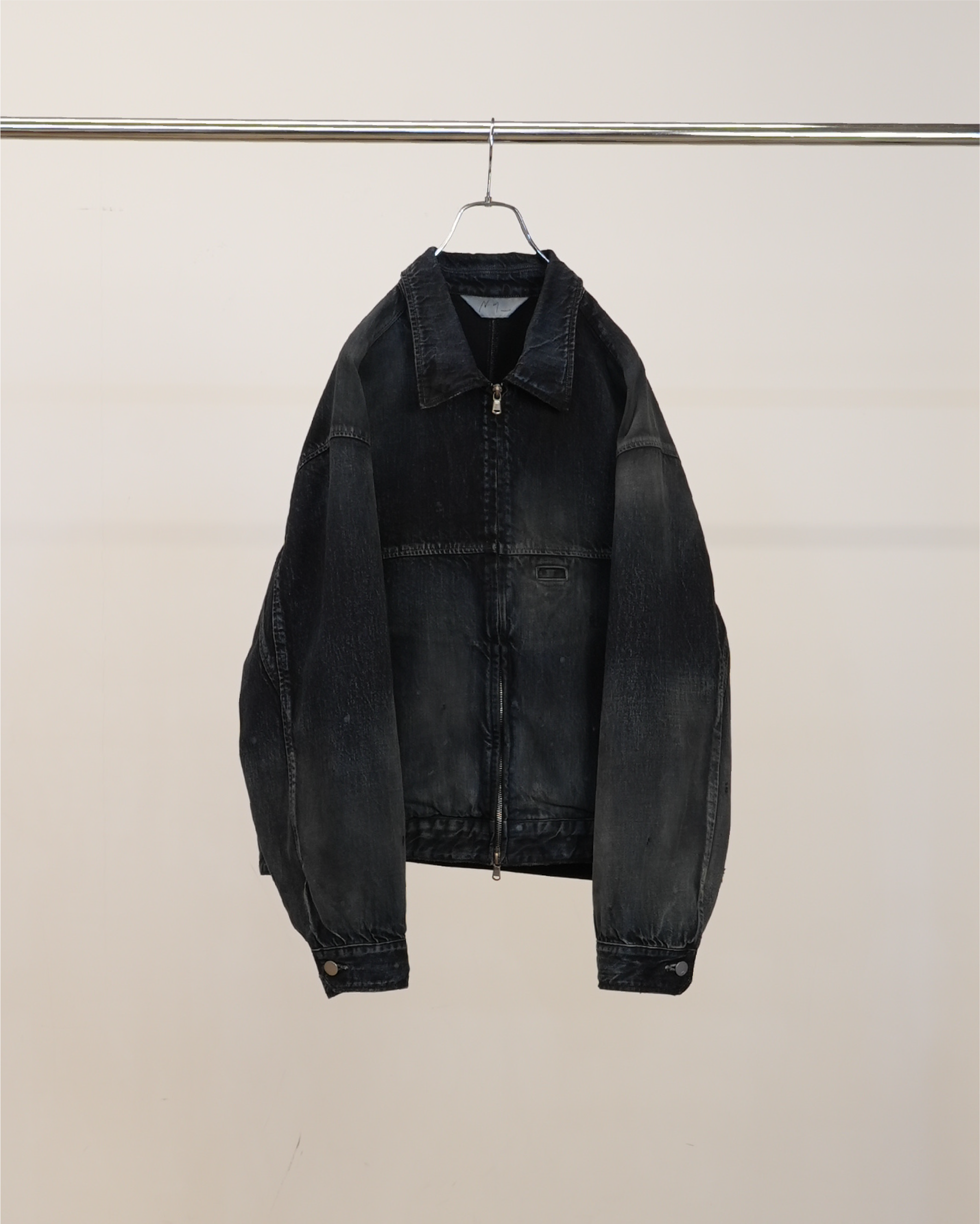 DENIM ZIPUP JACKET(BLACK)