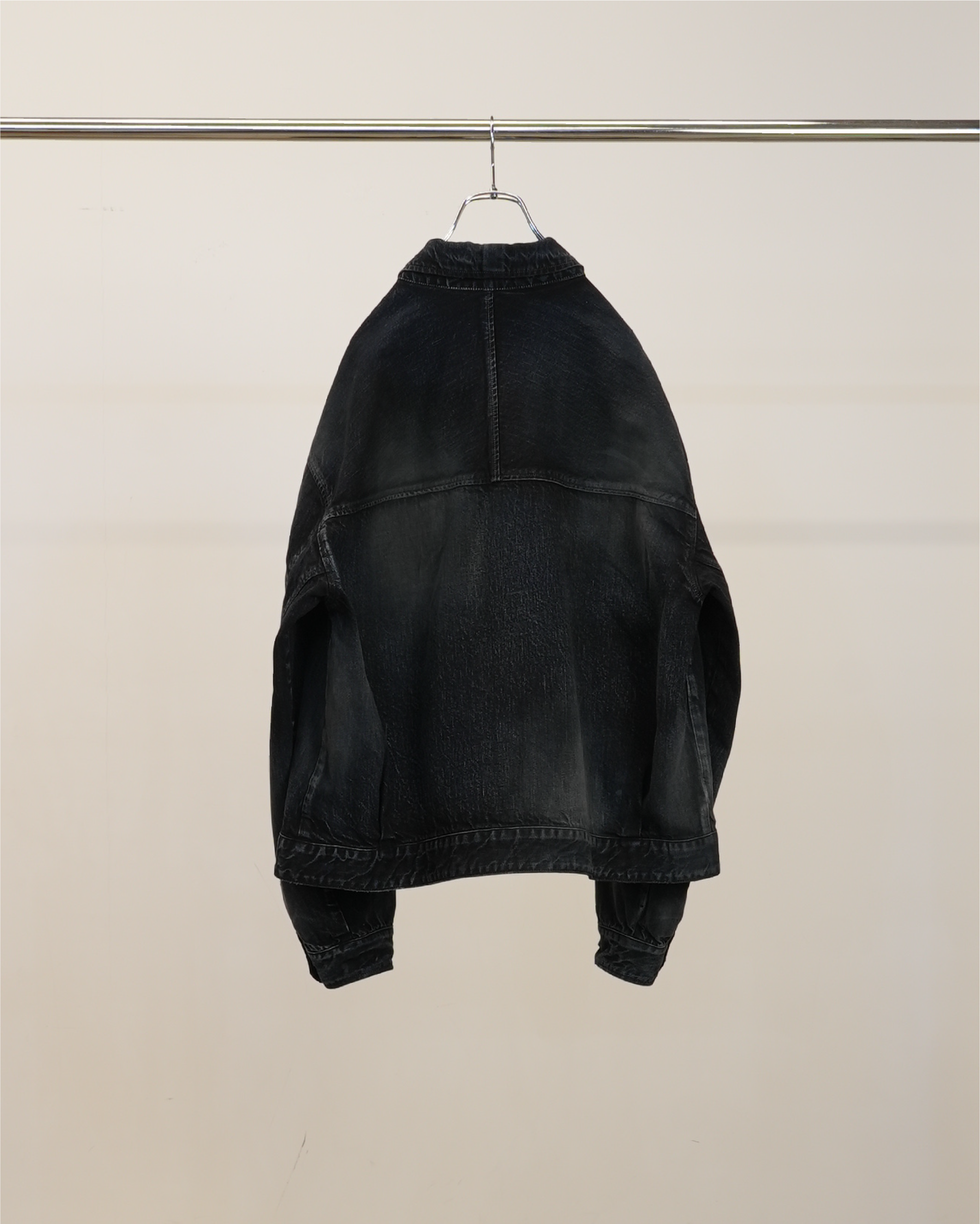 DENIM ZIPUP JACKET(BLACK)