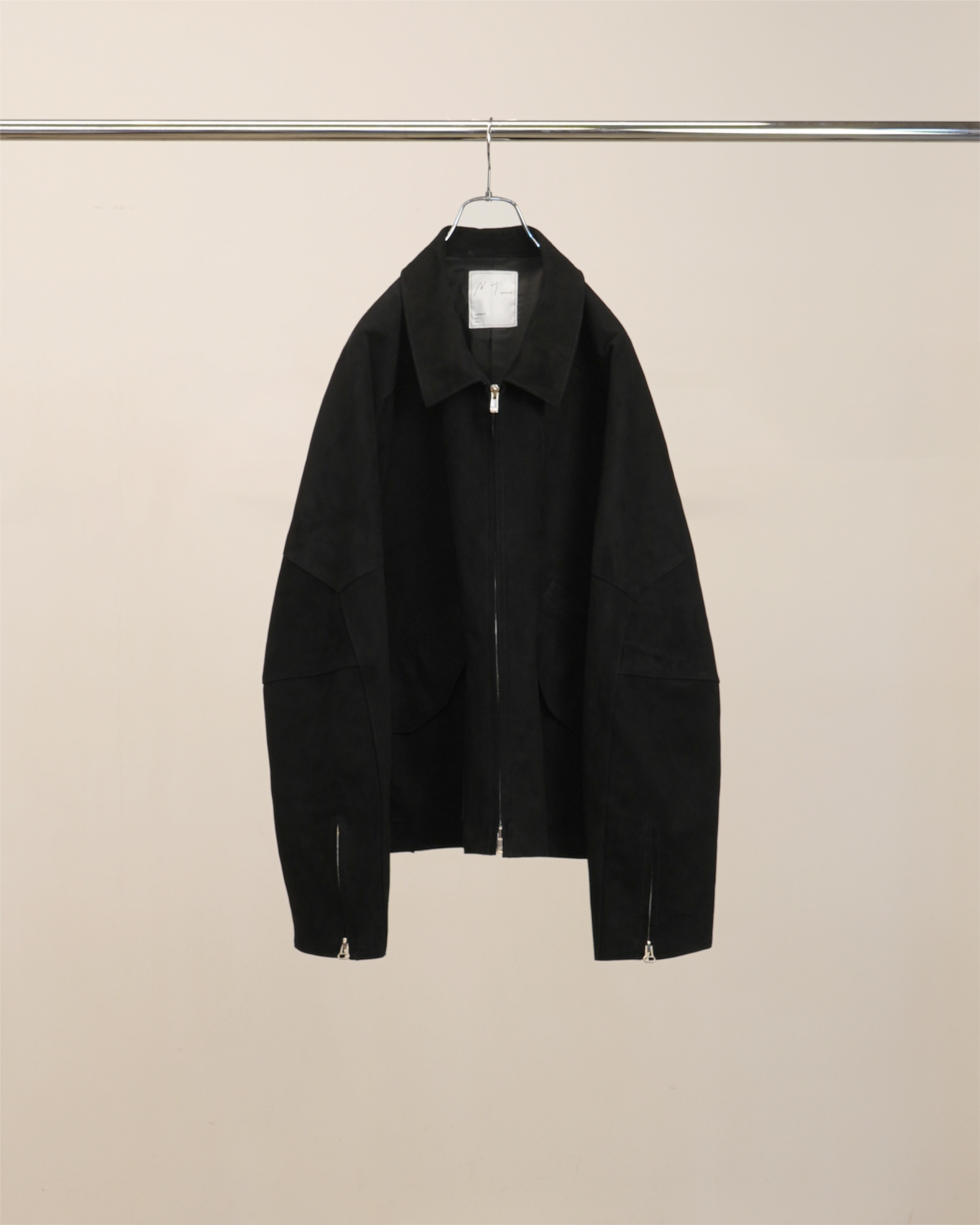 GEEP LEATHER JACKET(BLACK)