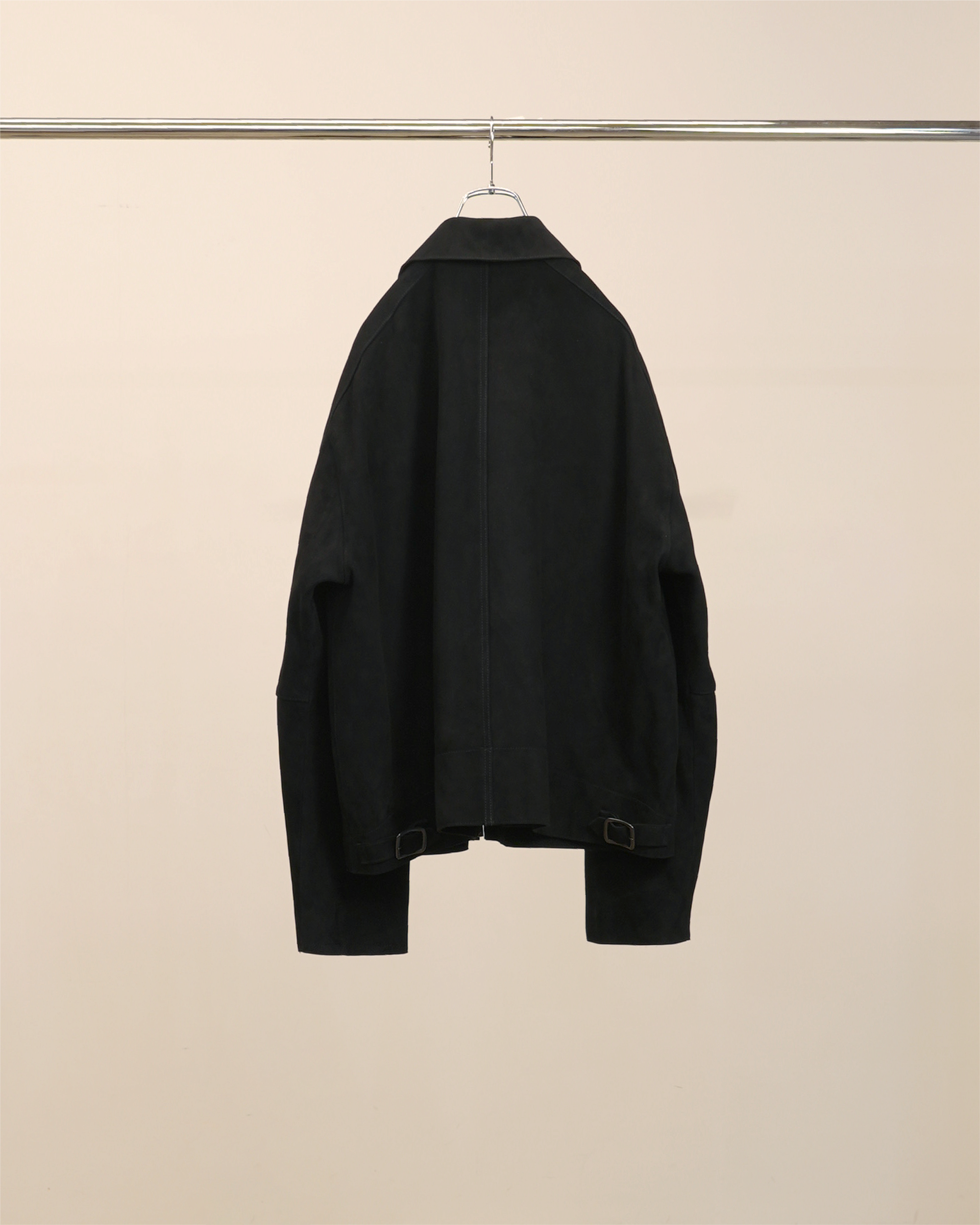 GEEP LEATHER JACKET(BLACK)