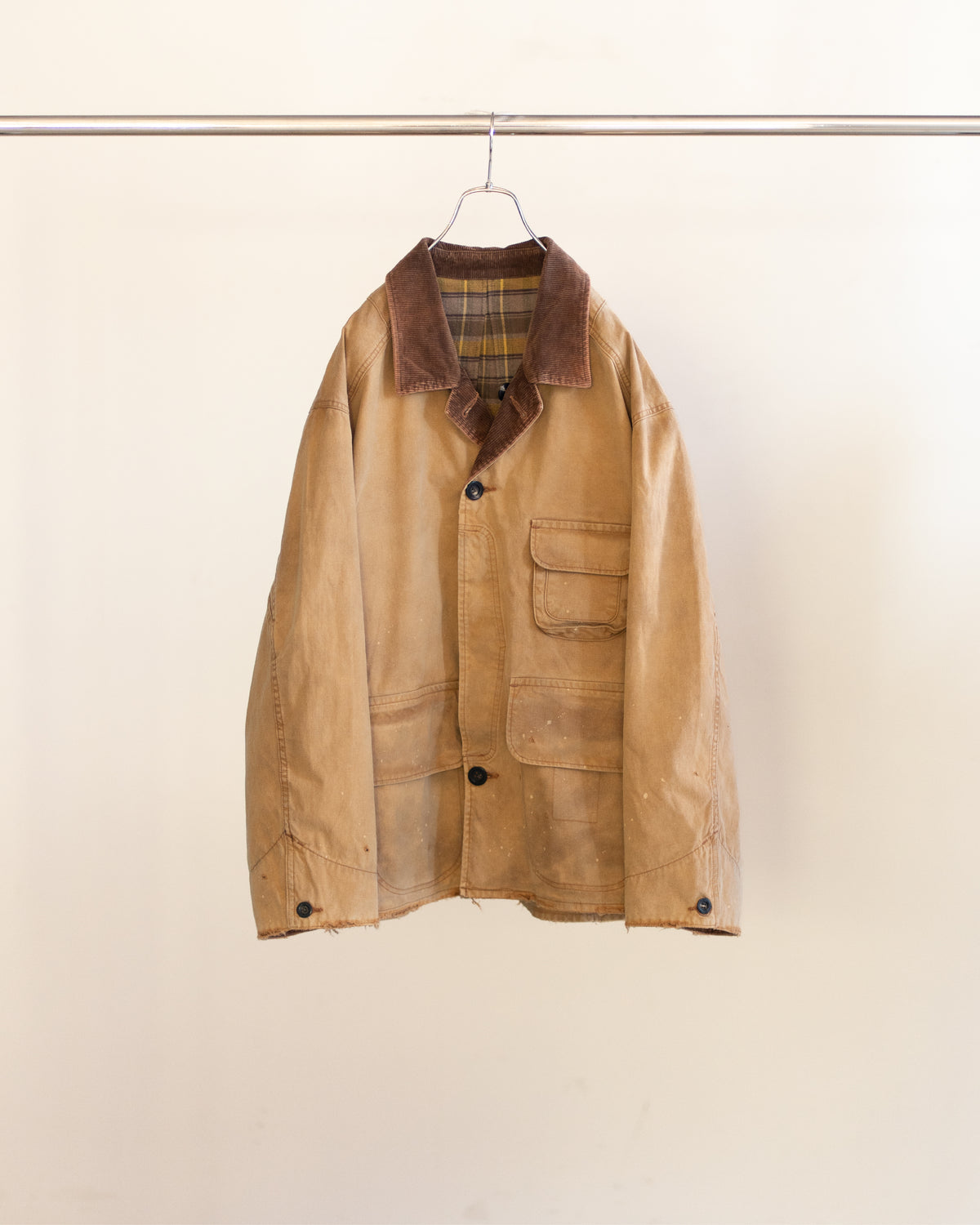 REVERSIBLE WORK JACKET(CAMEL)