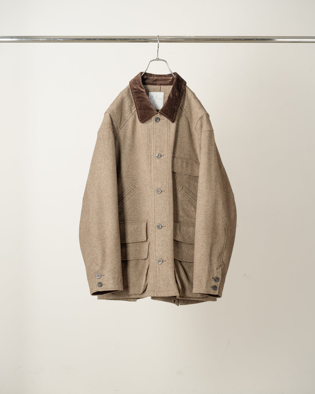 WOOL BLANKET HUNTING JACKET(BEIGE)