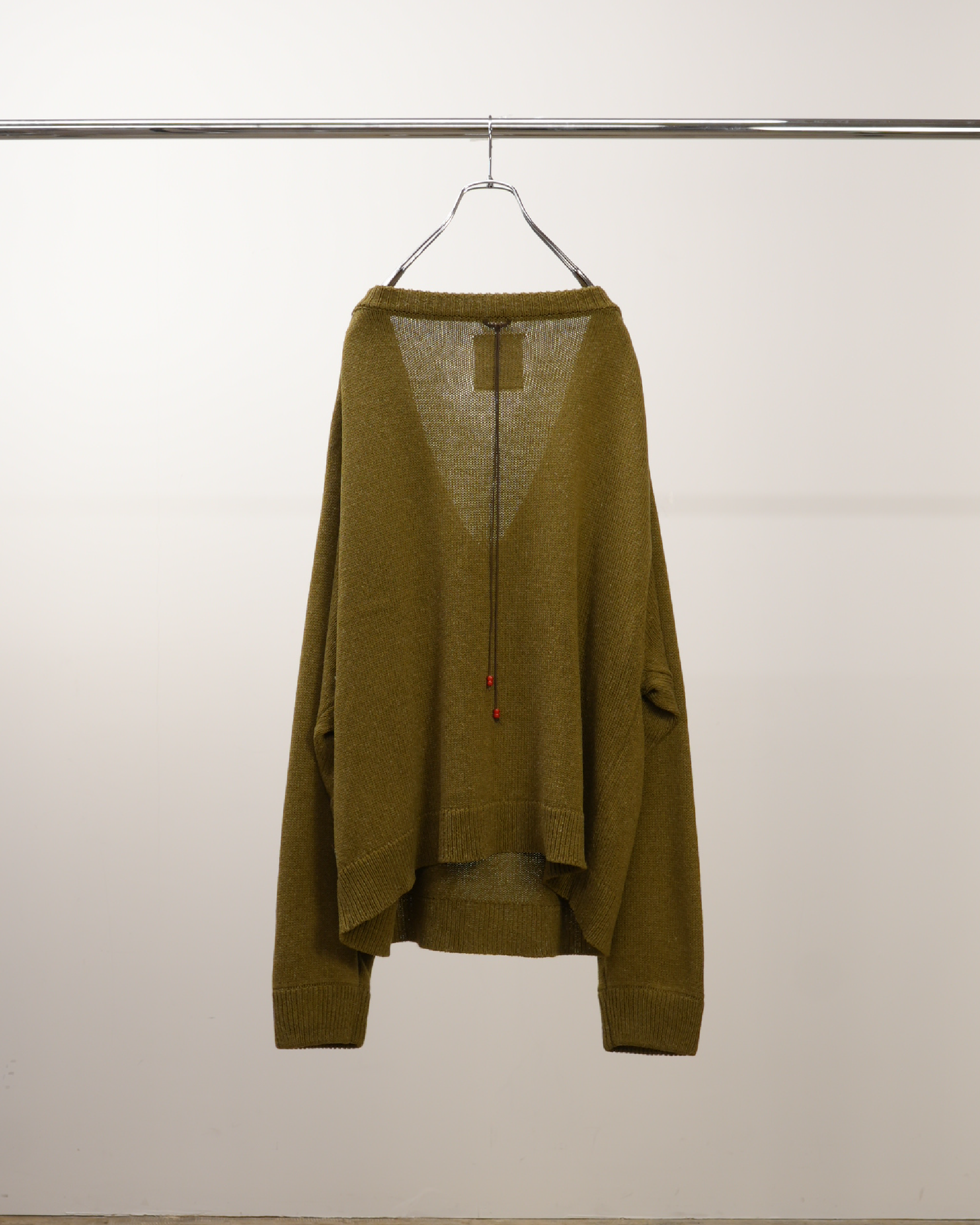 UV NECK KNIT(LIME)