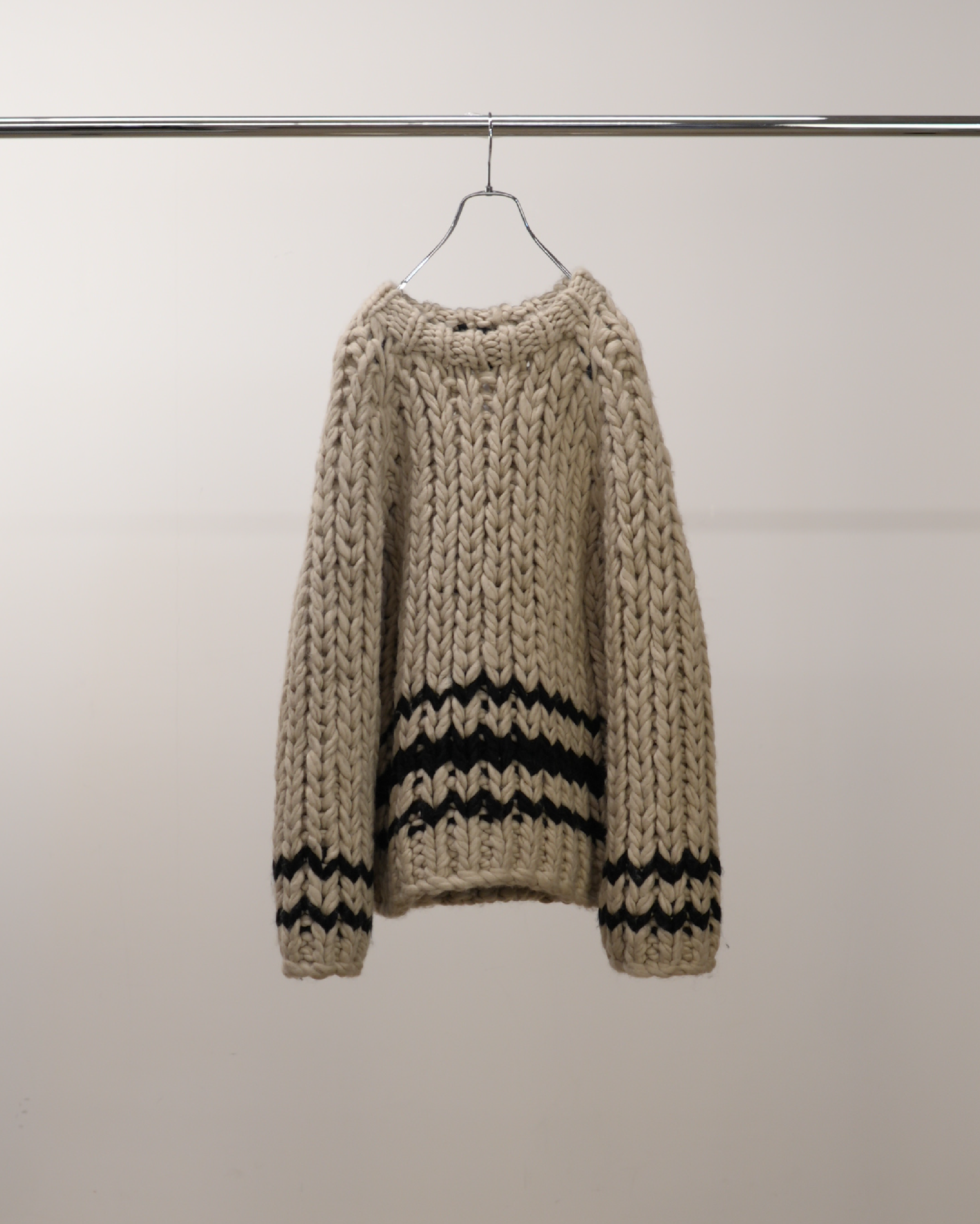 CHUNKY KNIT(BEIGE)