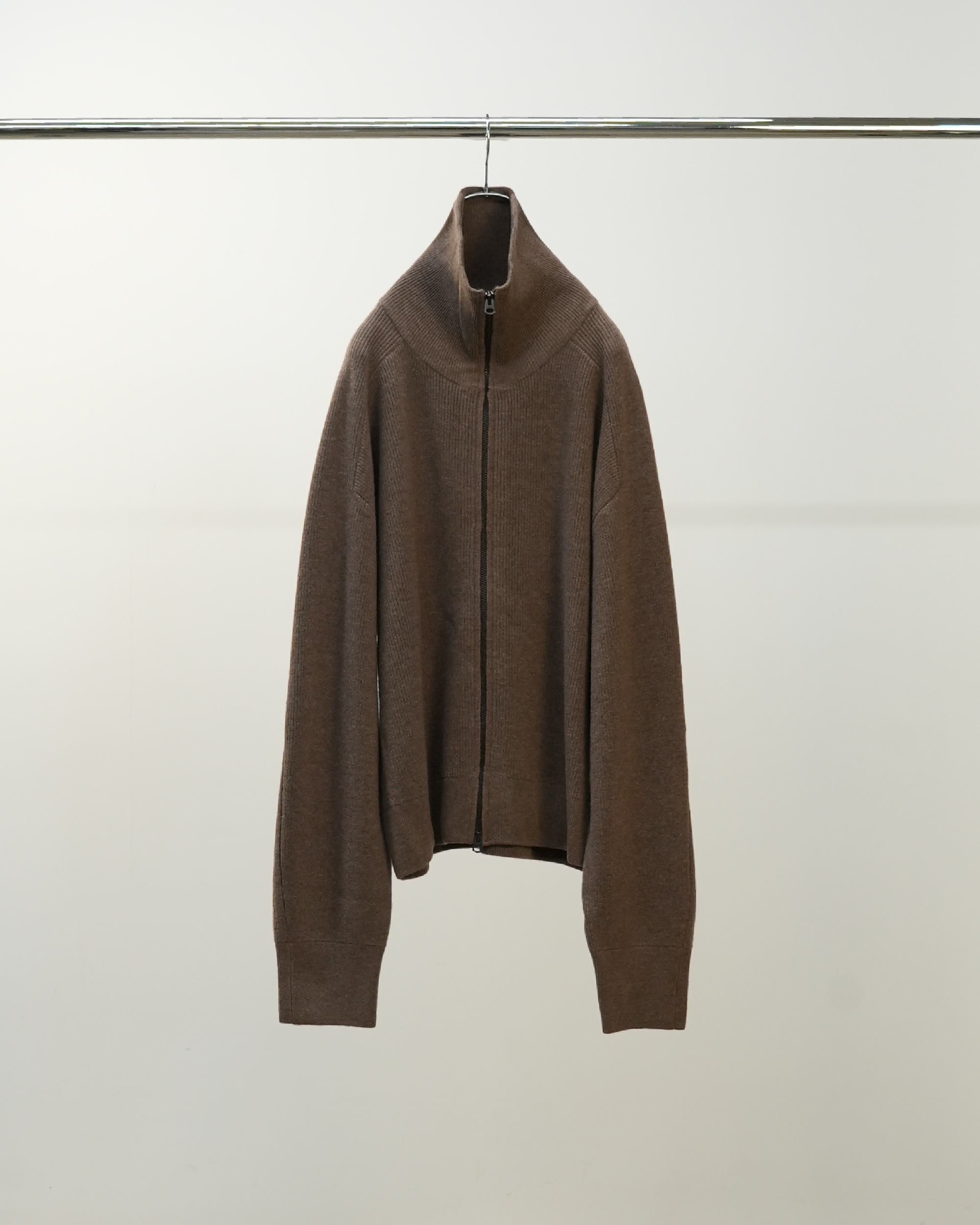 C/W DRIVERS KNIT(BROWN)
