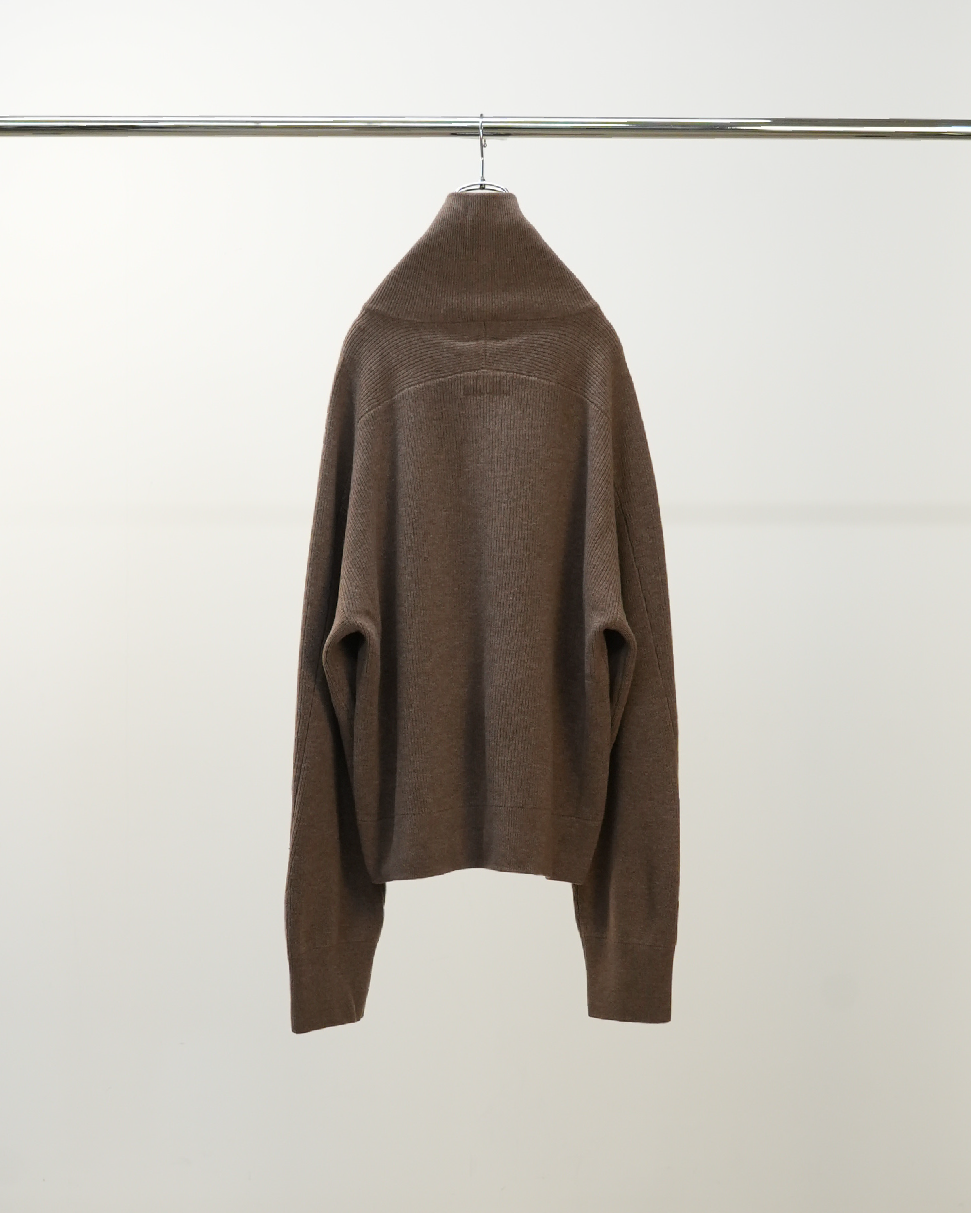 C/W DRIVERS KNIT(BROWN)