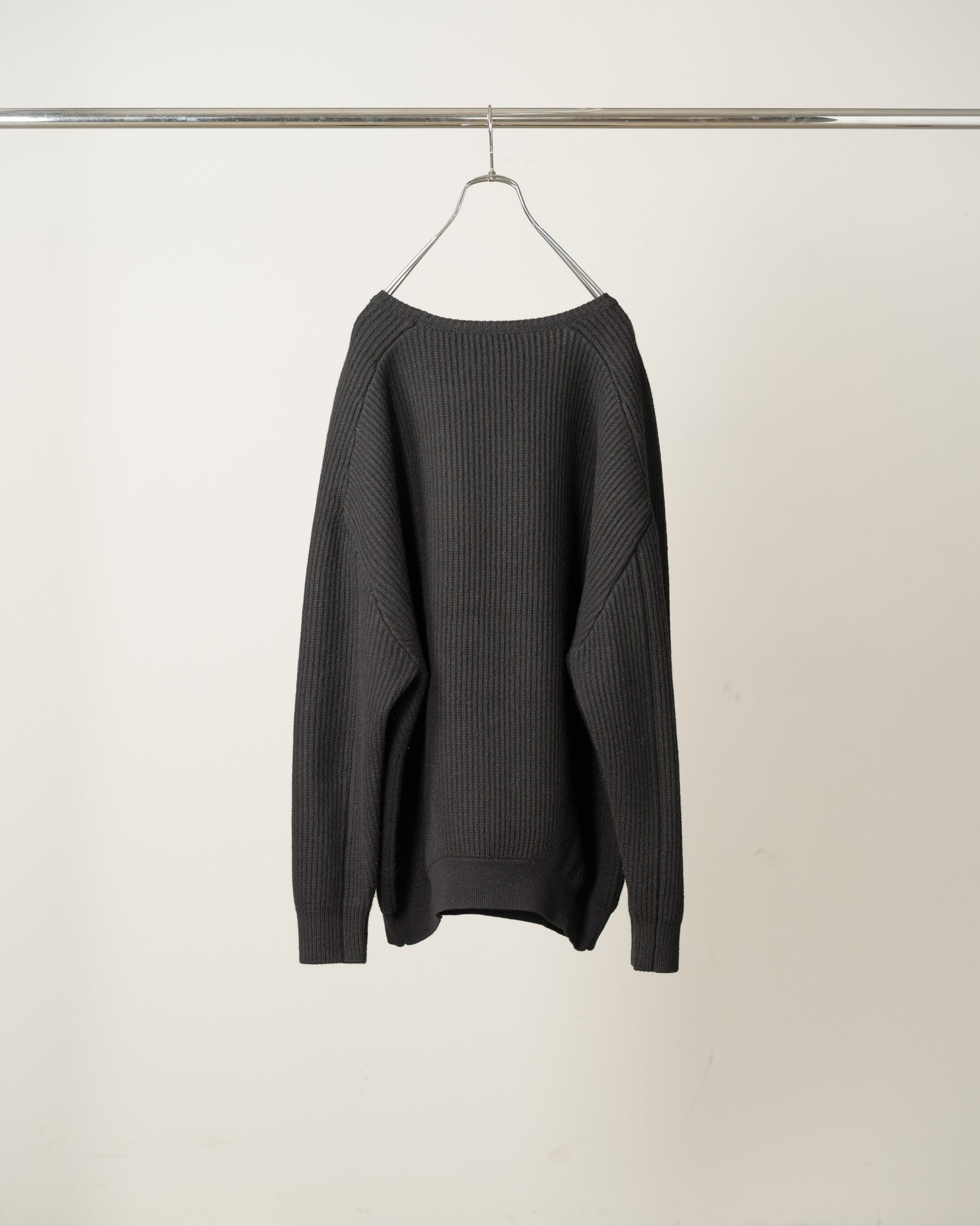 TUCK IN KNIT(BLACK)